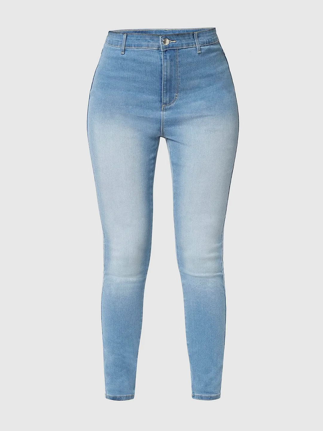 I.Scenery By Vero Moda Light Blue High Rise Wendy Skinny Jeans - Image 7