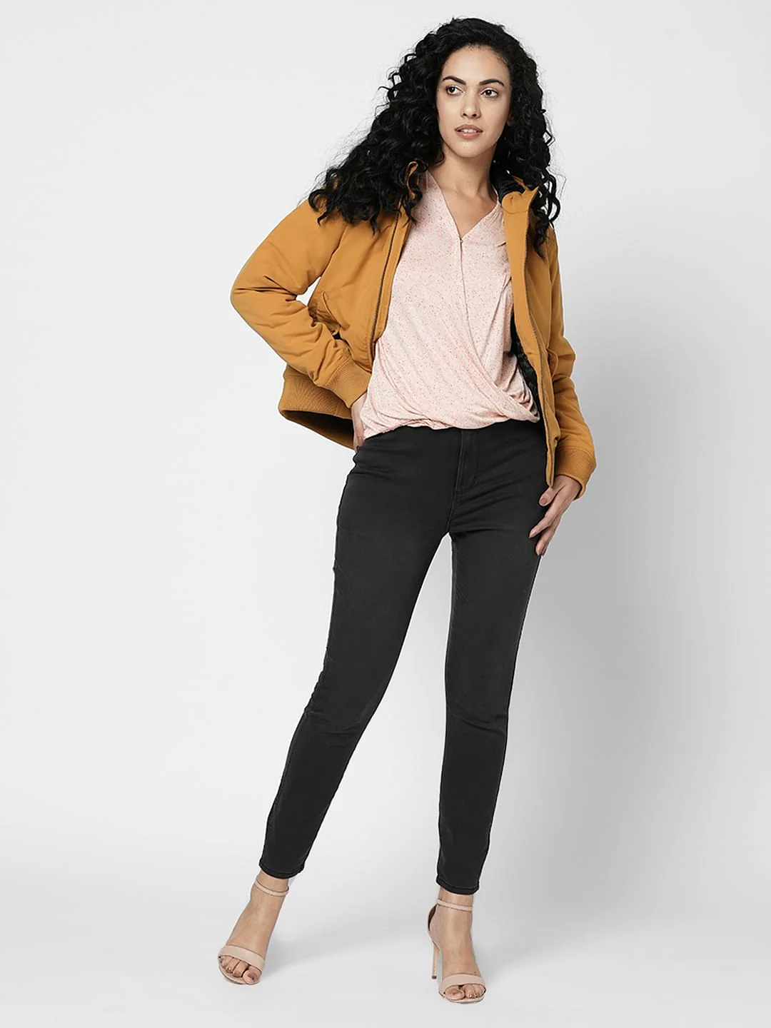 I.Scenery By Vero Moda Grey High Rise Wendy Skinny Jeans - Image 5
