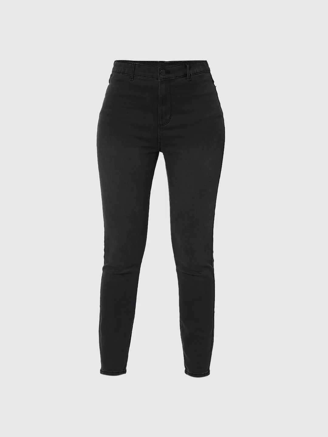 I.Scenery By Vero Moda Grey High Rise Wendy Skinny Jeans - Image 7