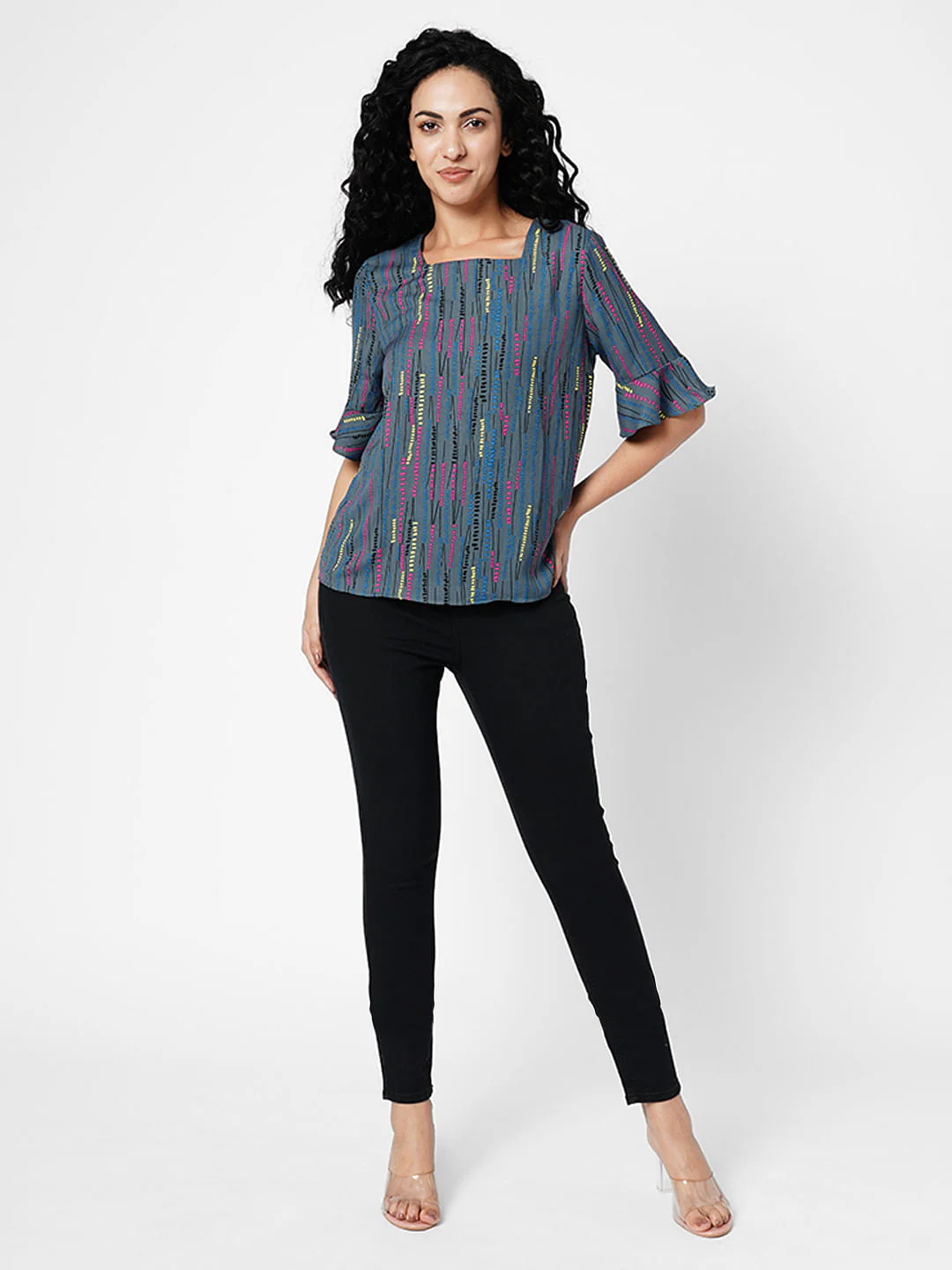 I.Scenery By Vero Moda Black High Rise Skinny Jeggings - Image 5