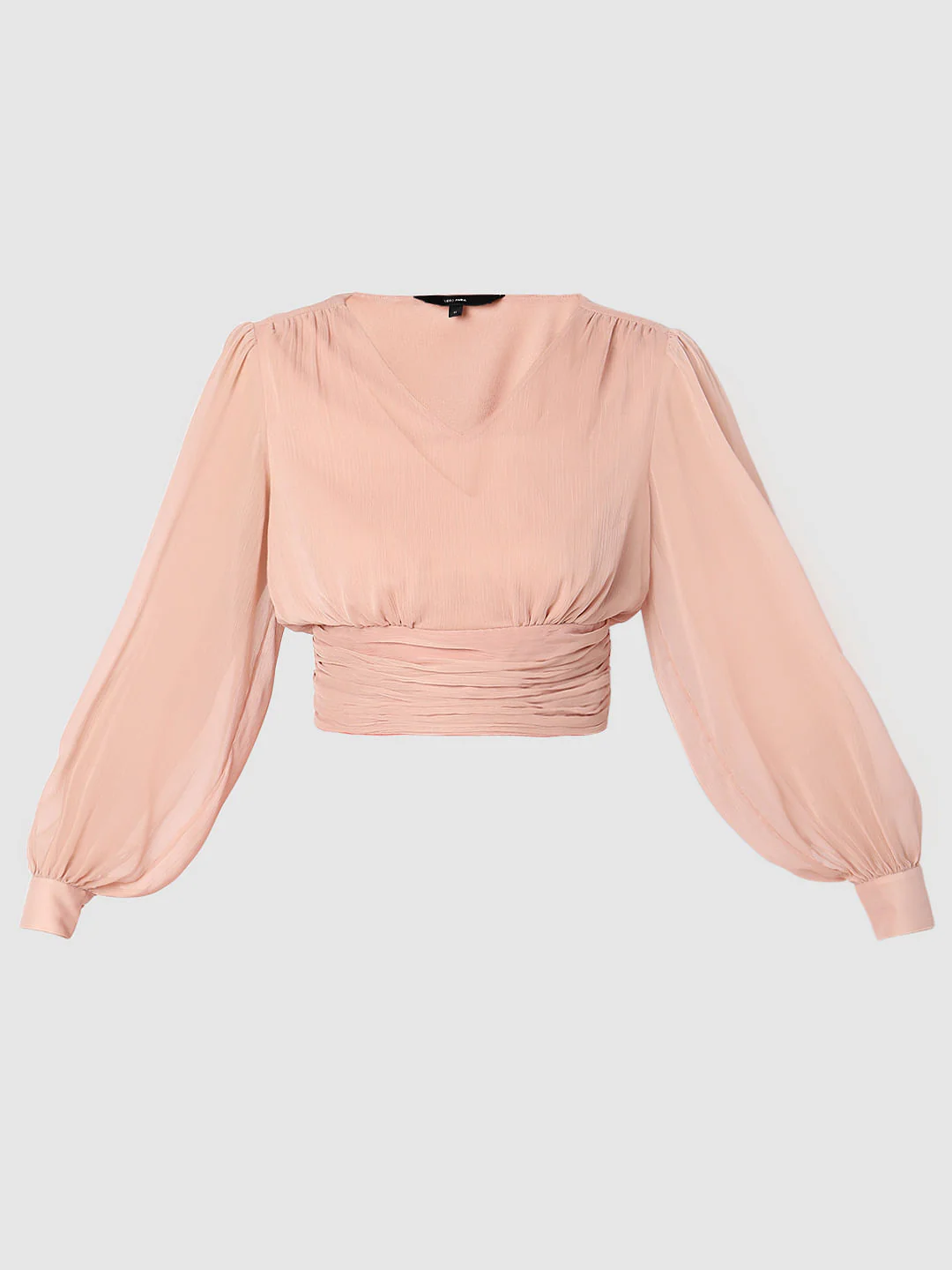 Peach V-Neck Top - Image 7