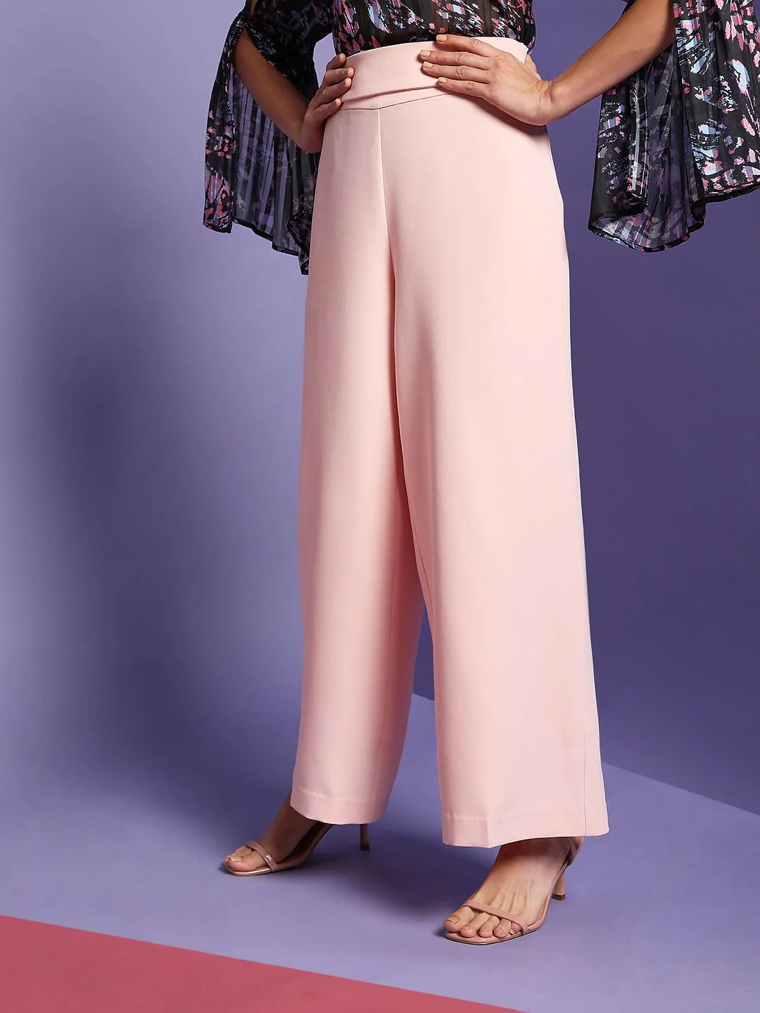 Marquee Pink Wide Leg Culottes - Image 3