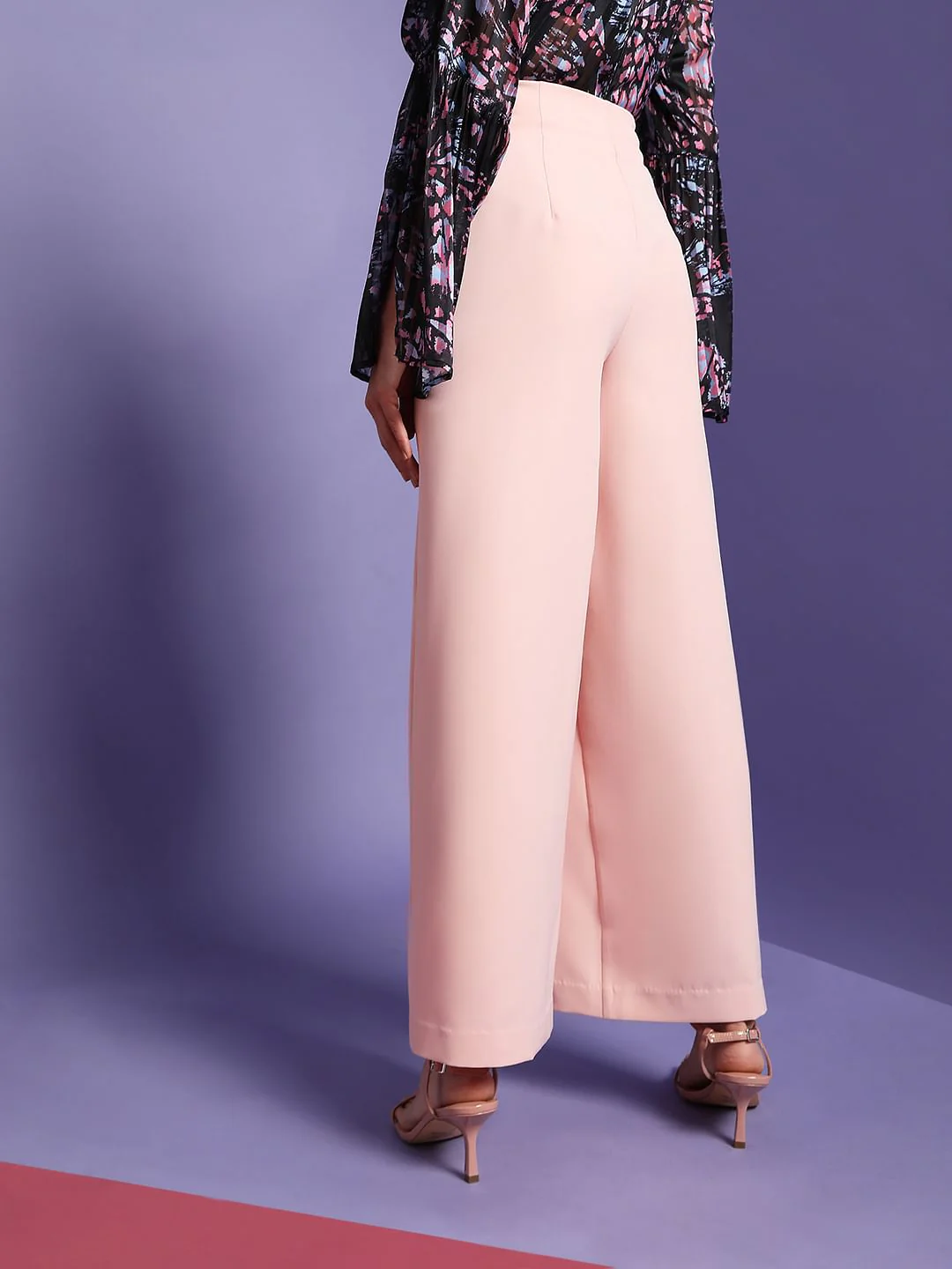 Marquee Pink Wide Leg Culottes - Image 4