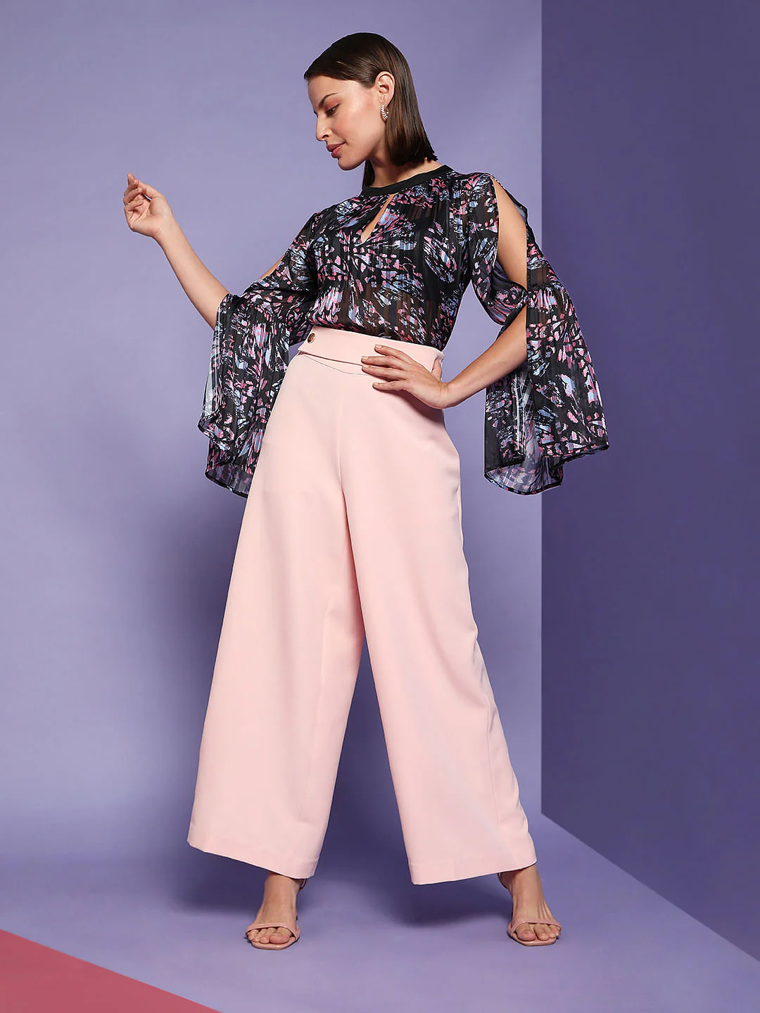 Marquee Pink Wide Leg Culottes - Image 6