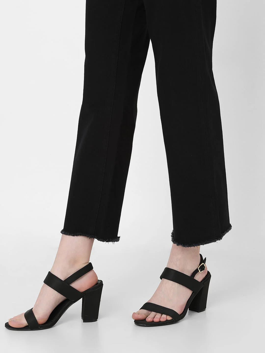 Black High Rise Zoey Wide Leg Jeans - Image 8