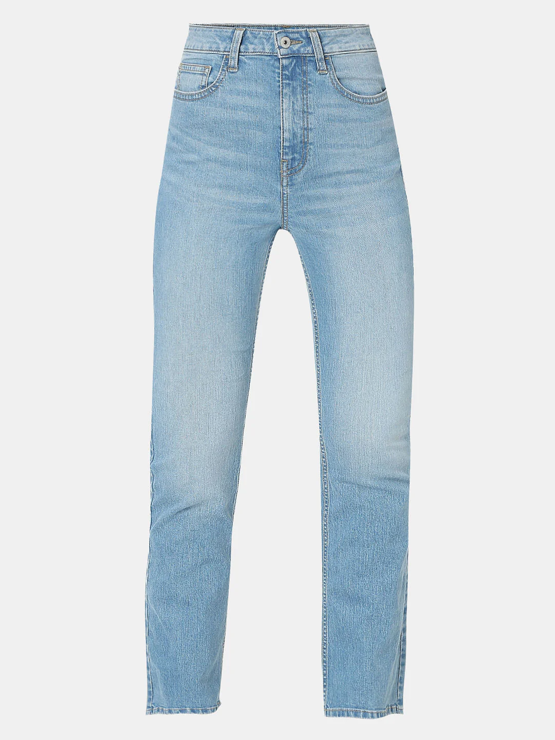 Light Blue High Rise Petra Bootcut Jeans - Image 7