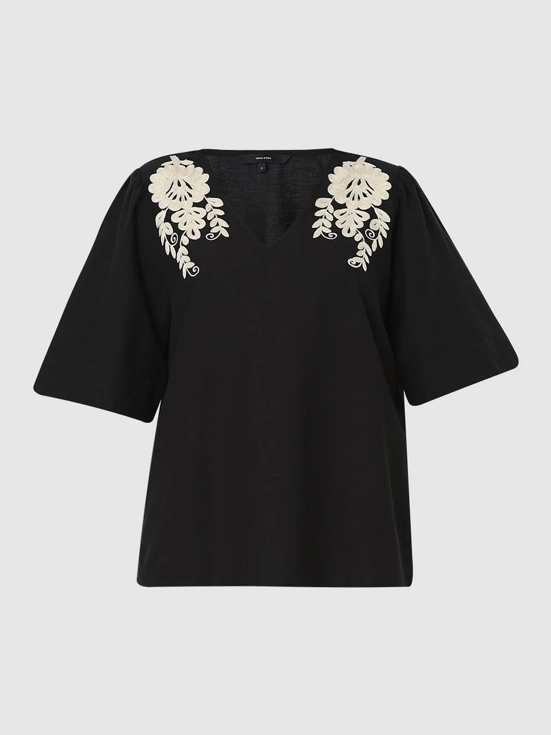 Black Embroidered Top - Image 7