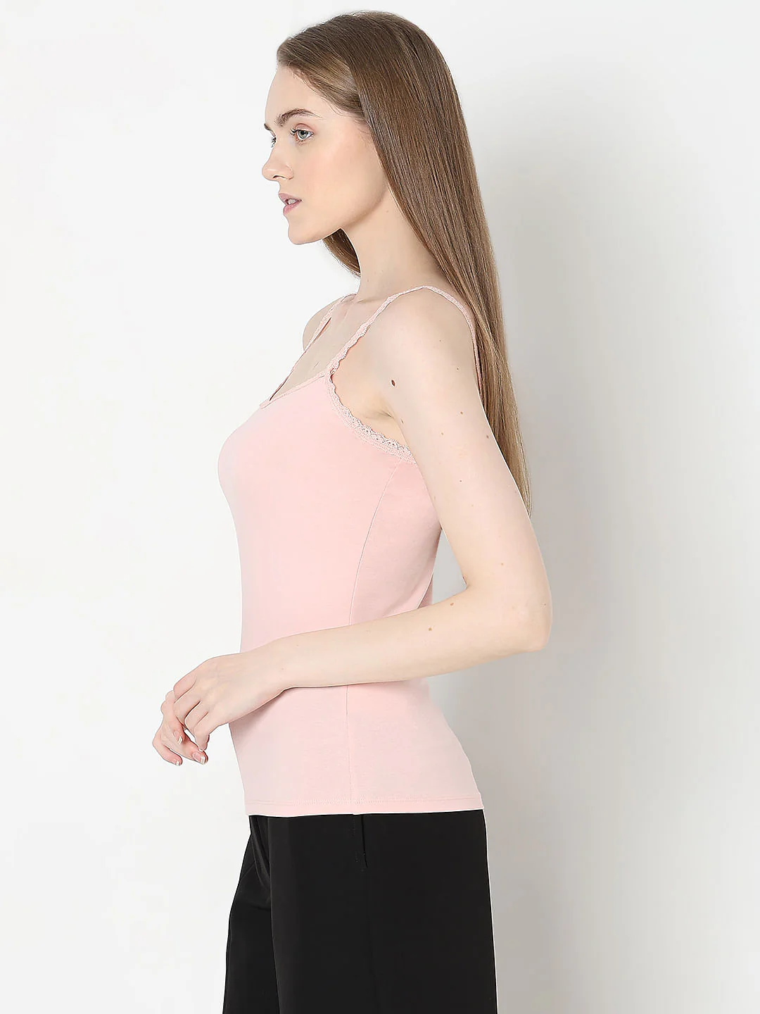 Intimates Pack Of 2 Light Pink & Nude Camisoles - Image 3