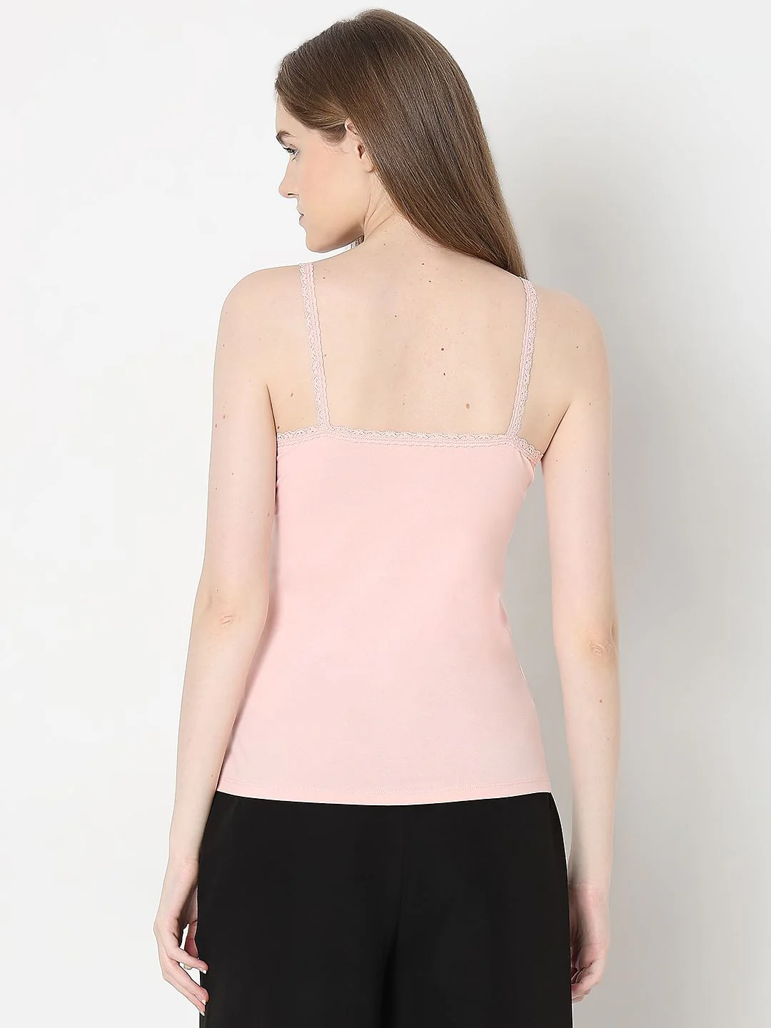 Intimates Pack Of 2 Light Pink & Nude Camisoles - Image 4