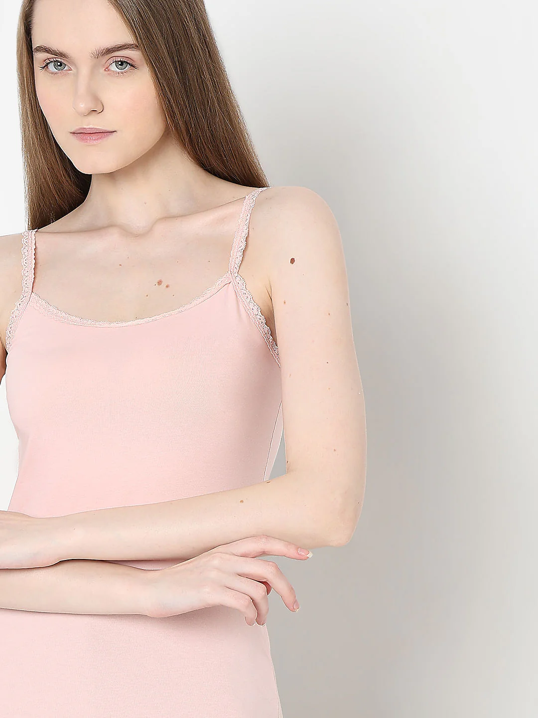 Intimates Pack Of 2 Light Pink & Nude Camisoles - Image 6