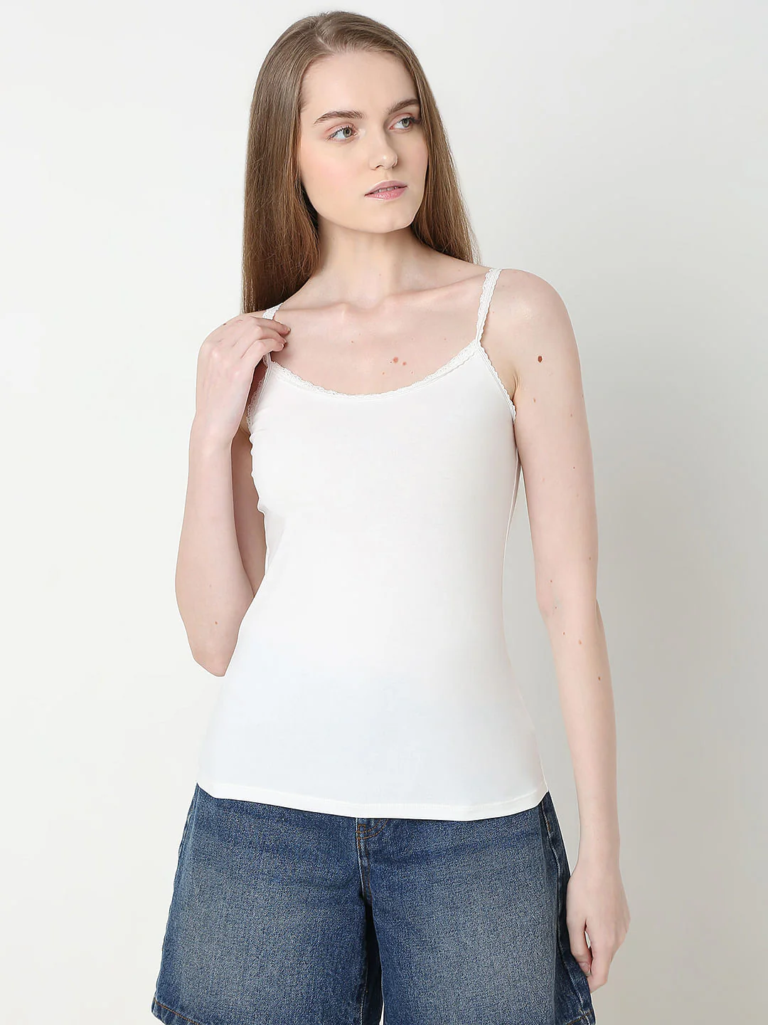 Intimates Pack Of 2 Black & White Camisoles - Image 2