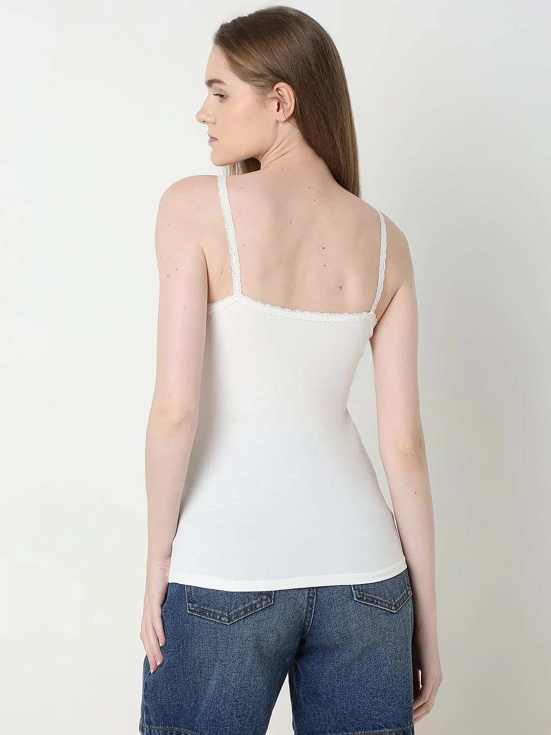 Intimates Pack Of 2 Black & White Camisoles - Image 4
