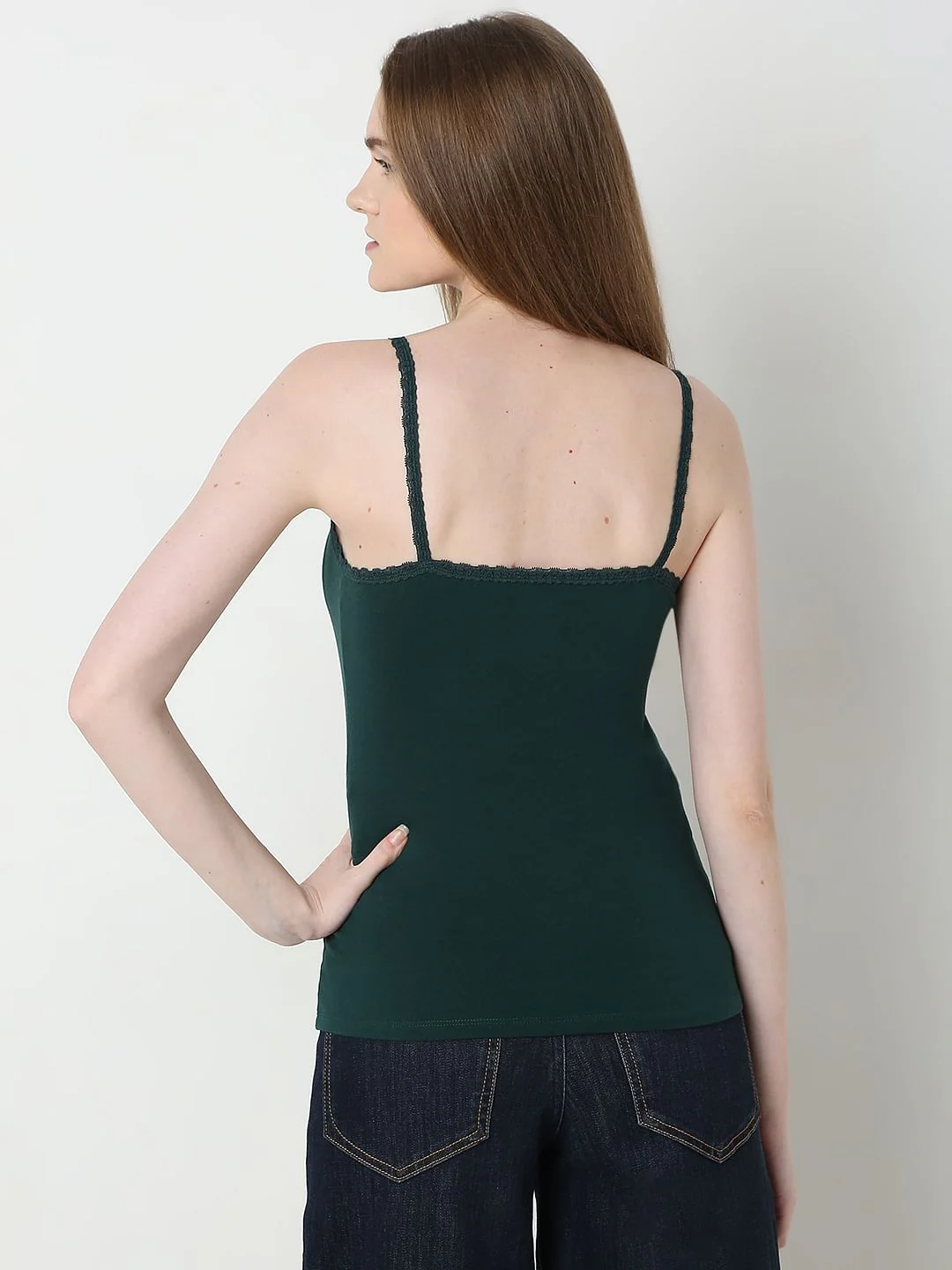Intimates Pack Of 2 Light Blue & Green Camisoles - Image 4
