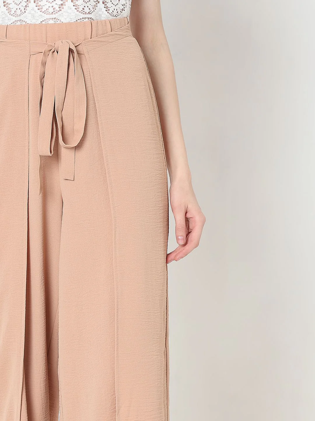 Nude High Rise Flared Pants - Image 6