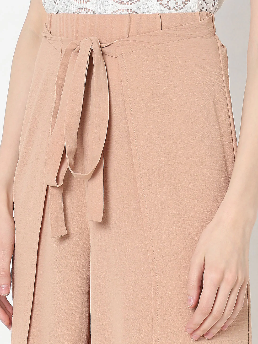 Nude High Rise Flared Pants - Image 8