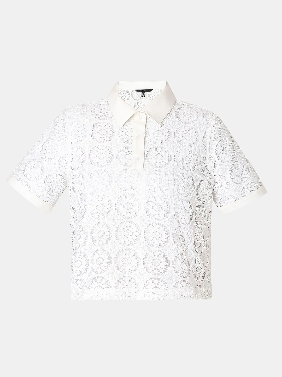 White Lace Polo - Image 7