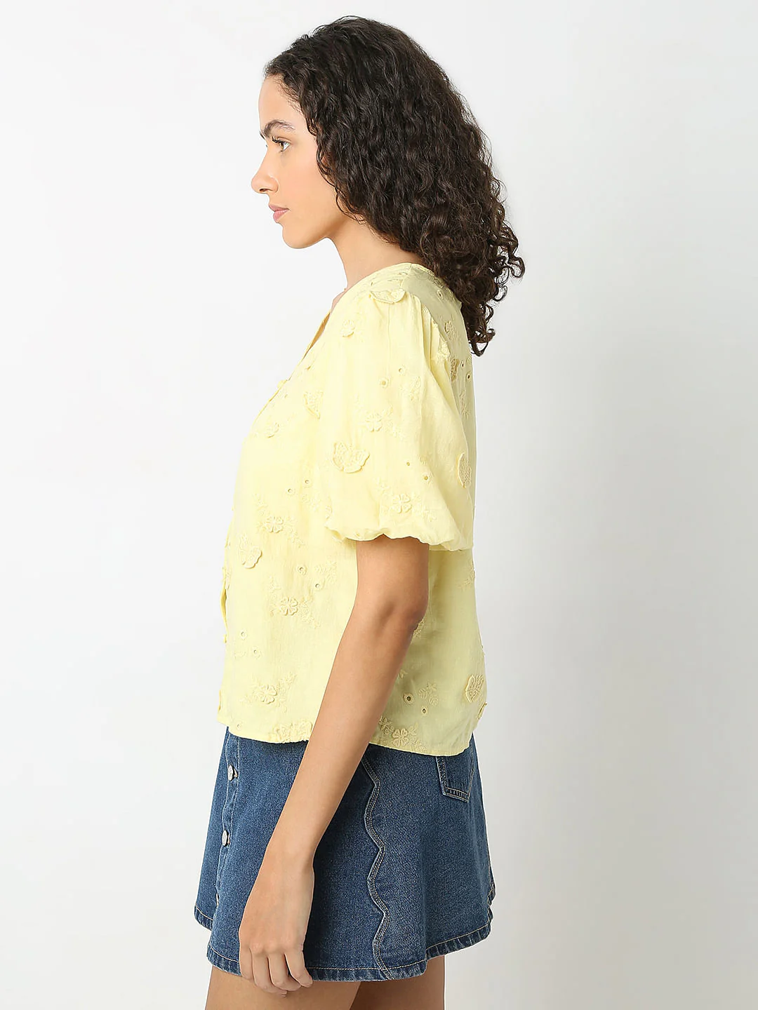 Yellow Cotton Top - Image 3