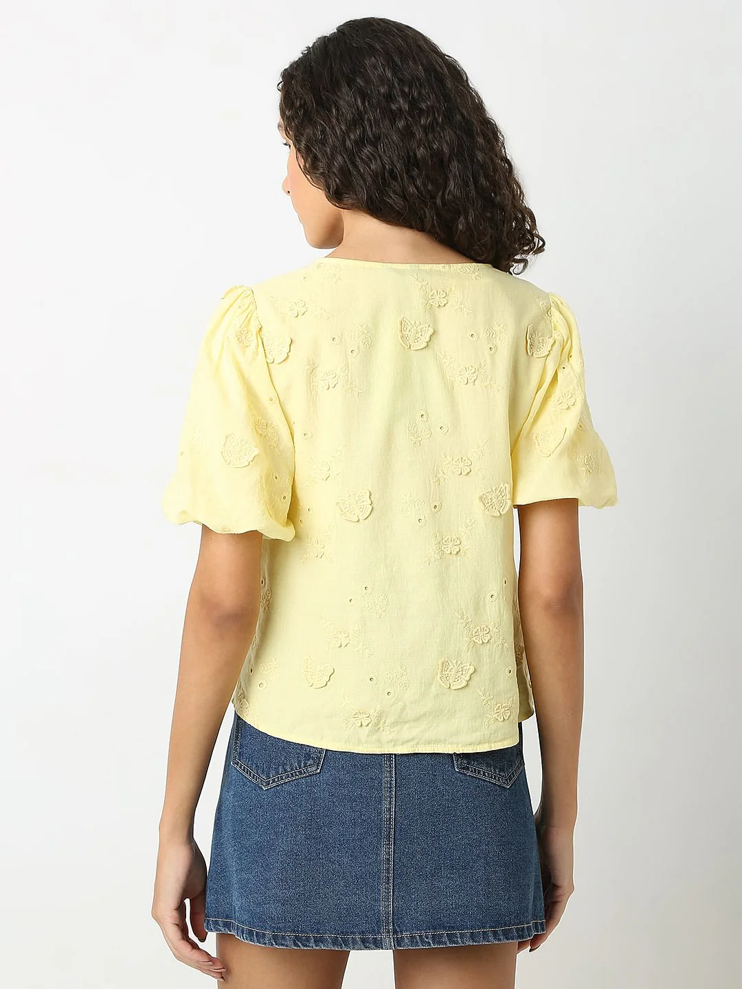 Yellow Cotton Top - Image 4