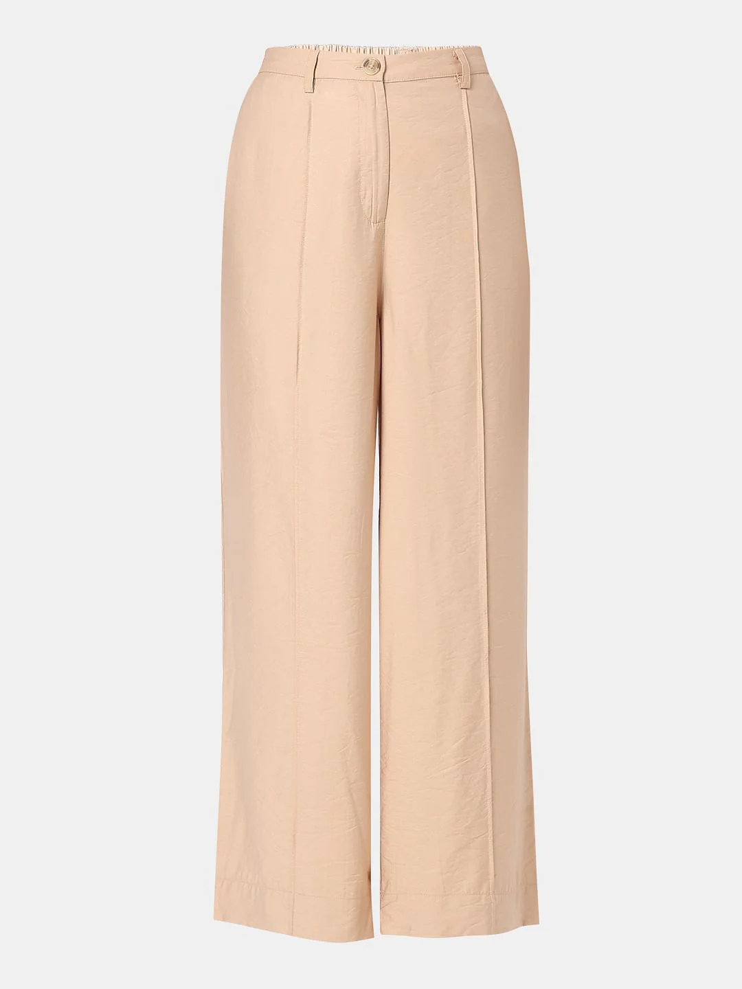 Beige High Rise Pants - Image 7