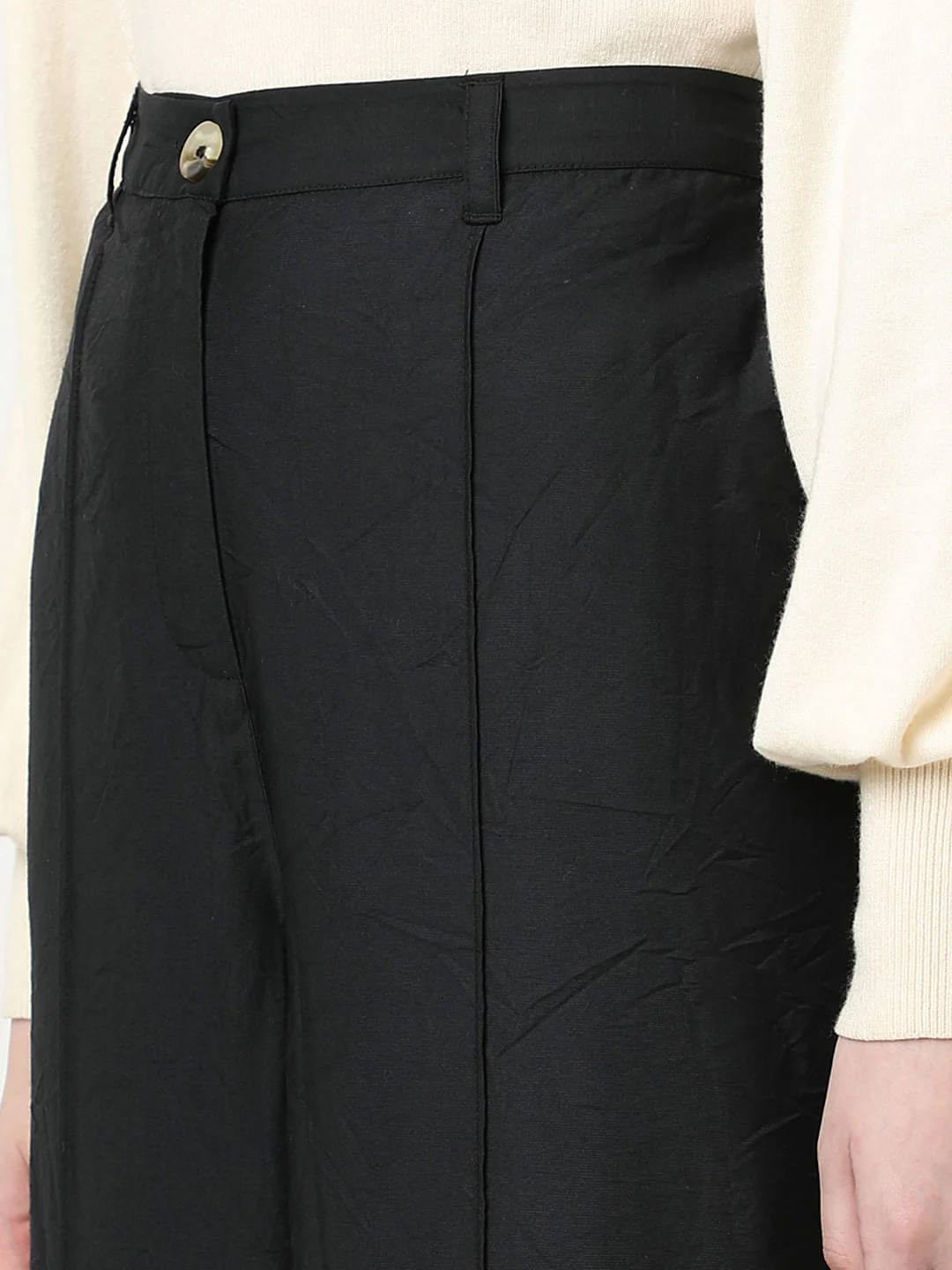 Black High Rise Pants - Image 8