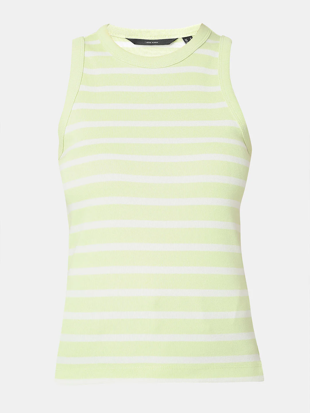 Lime Green Striped Tank Top - Image 7
