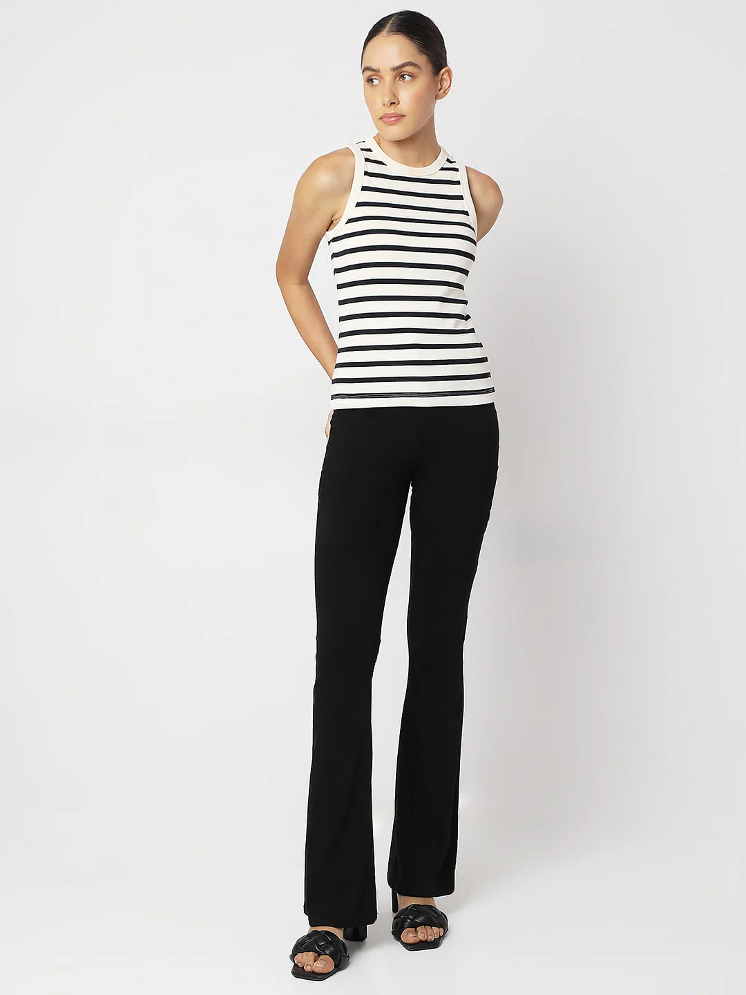 White Striped Tank Top - Image 5