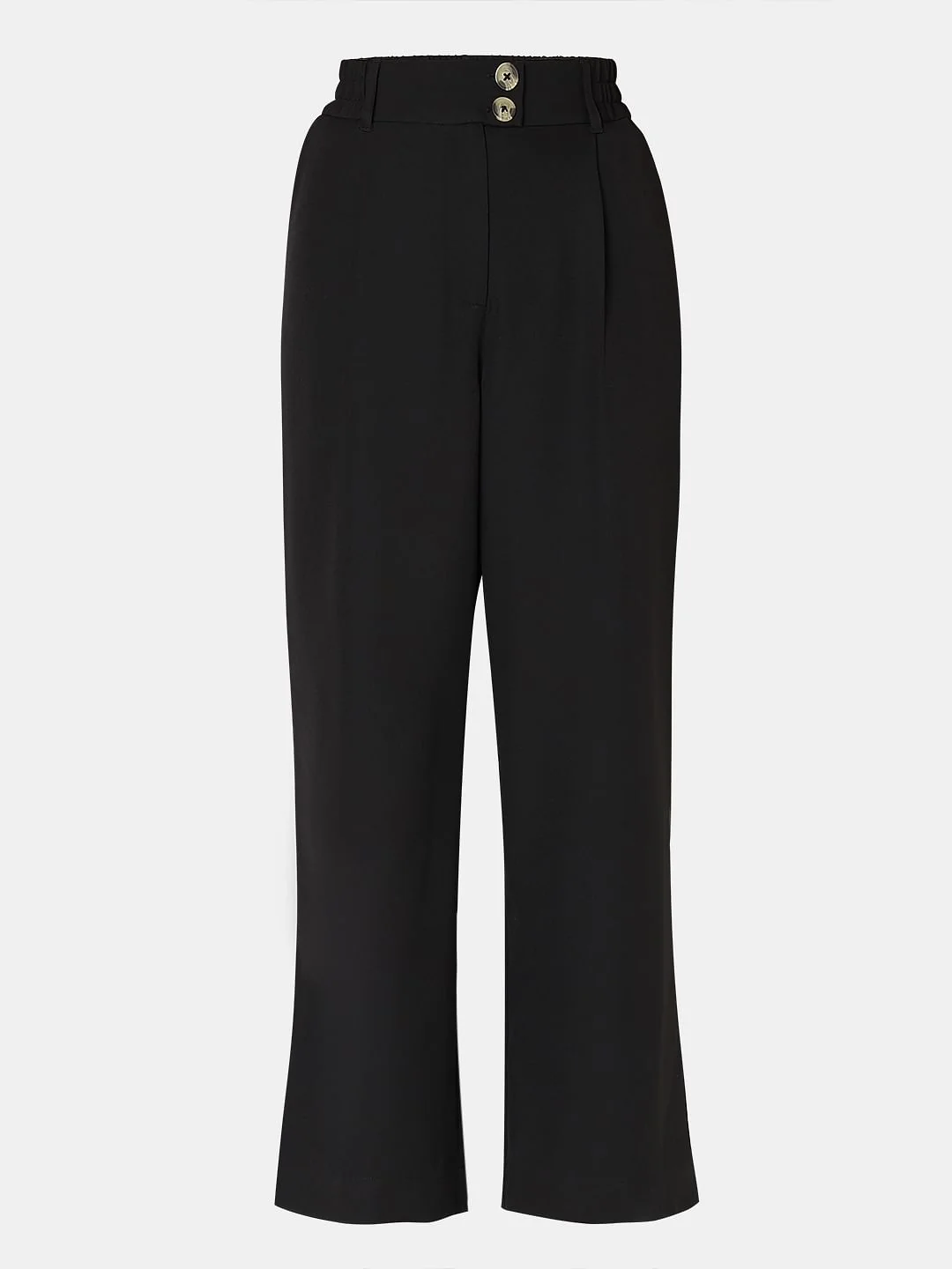 Black Double Button Korean Pants - Image 7