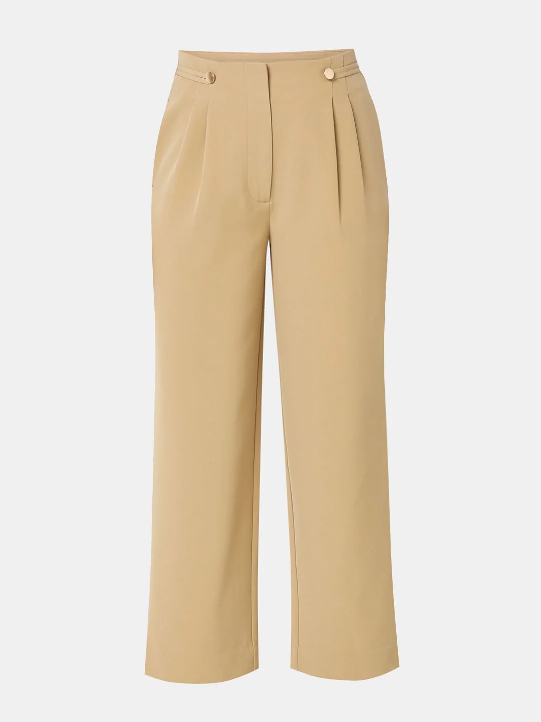 Tan High Rise Pants - Image 7