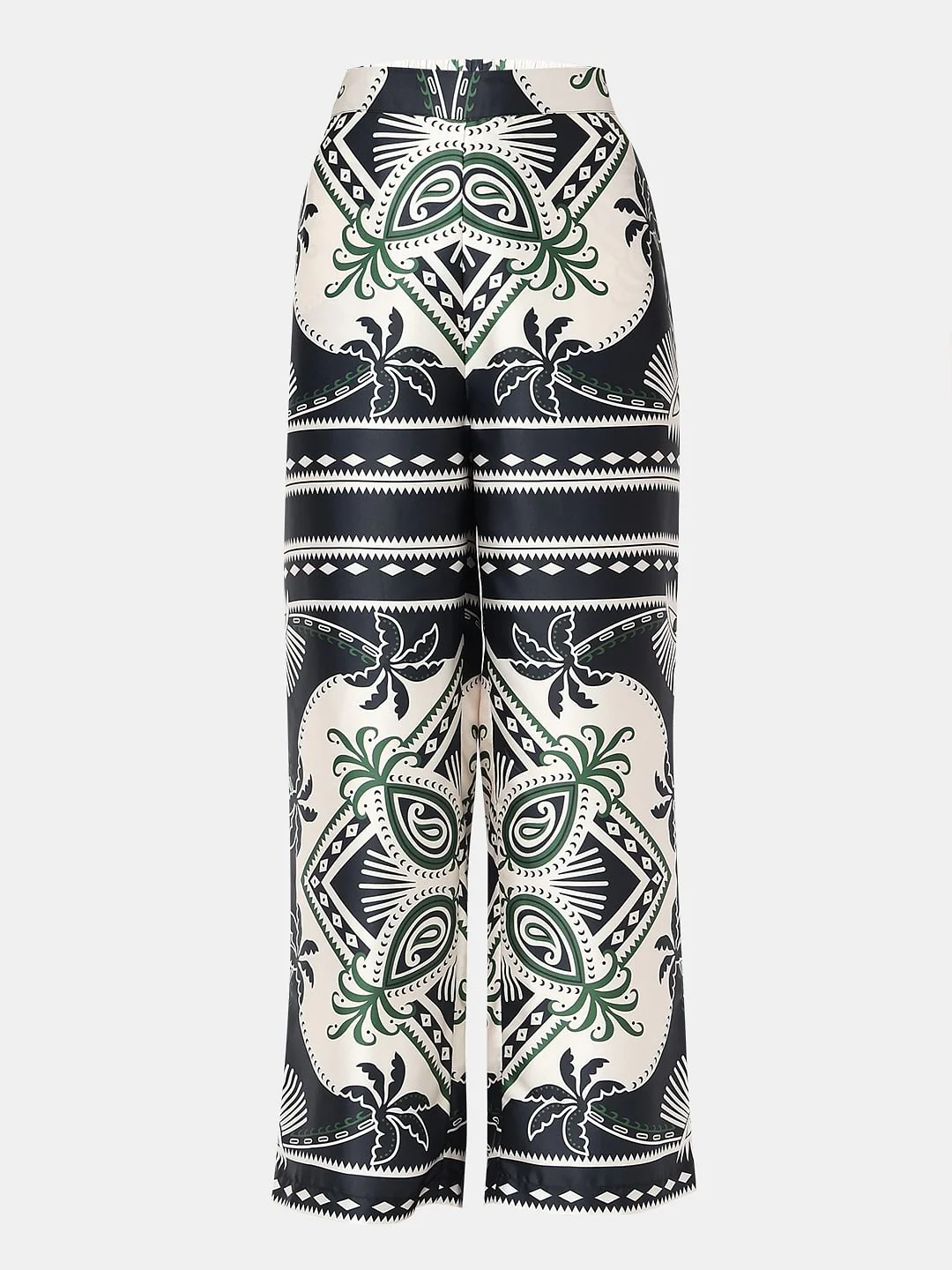 Black Printed Co-Ord Set Pants - Image 7