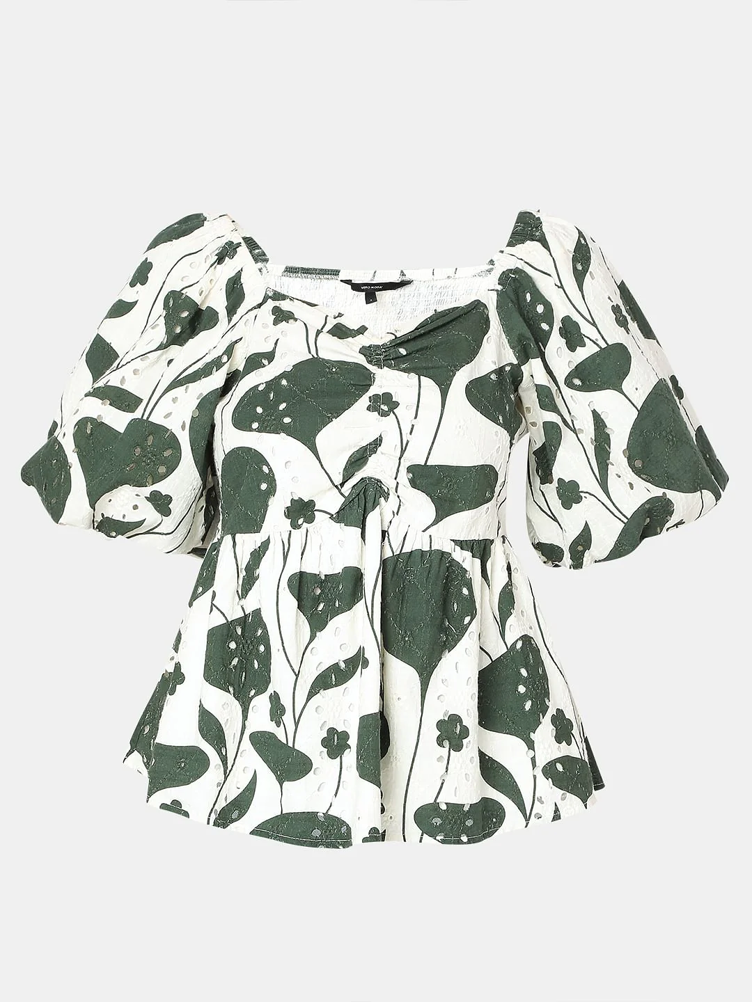 Green Printed Top - Image 7