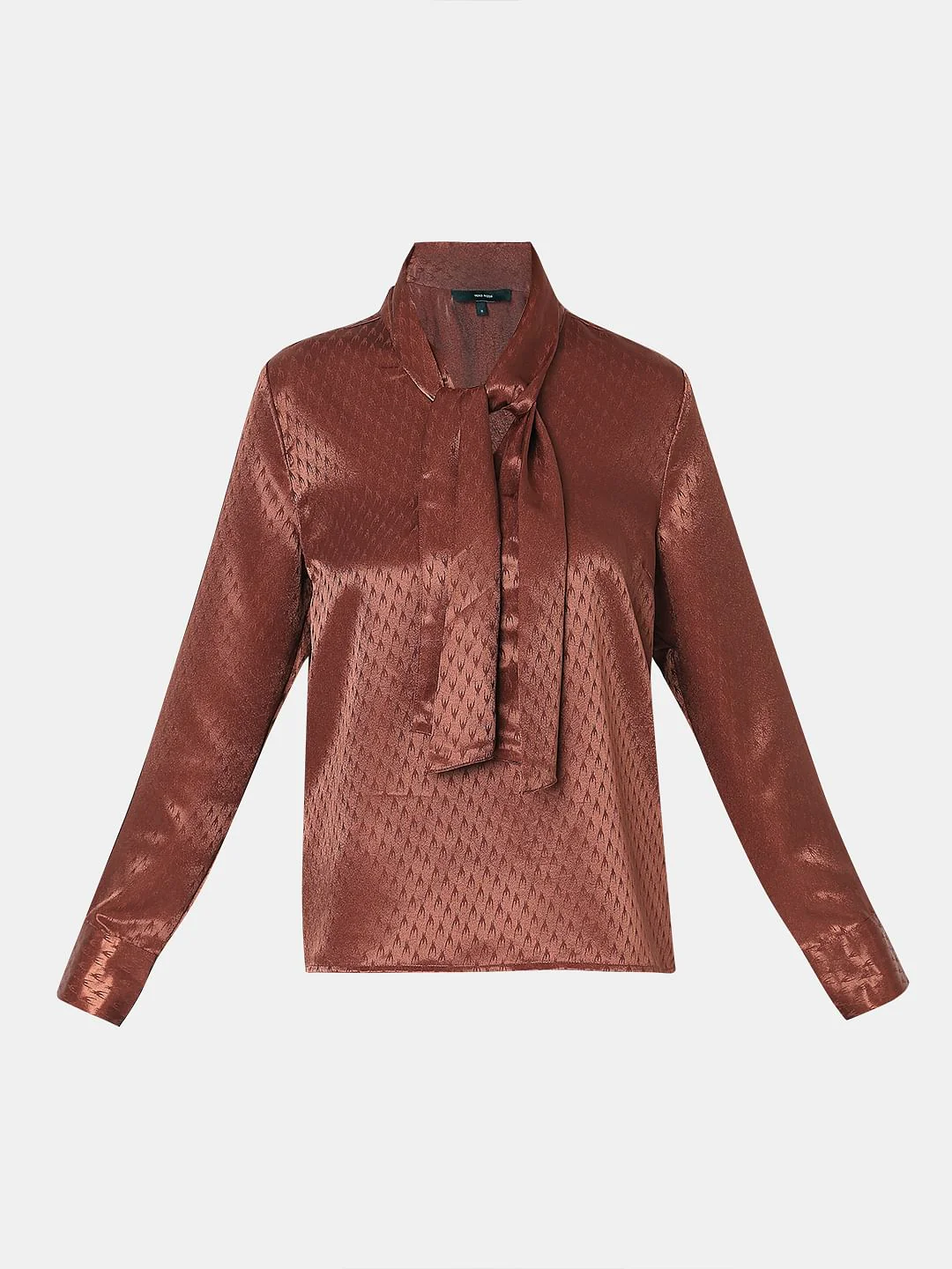 Chocolate Brown Printed Top - Image 7