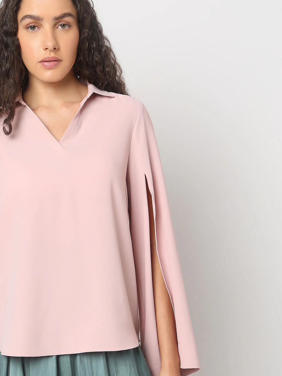 Pink Bell Sleeves Top - Image 6