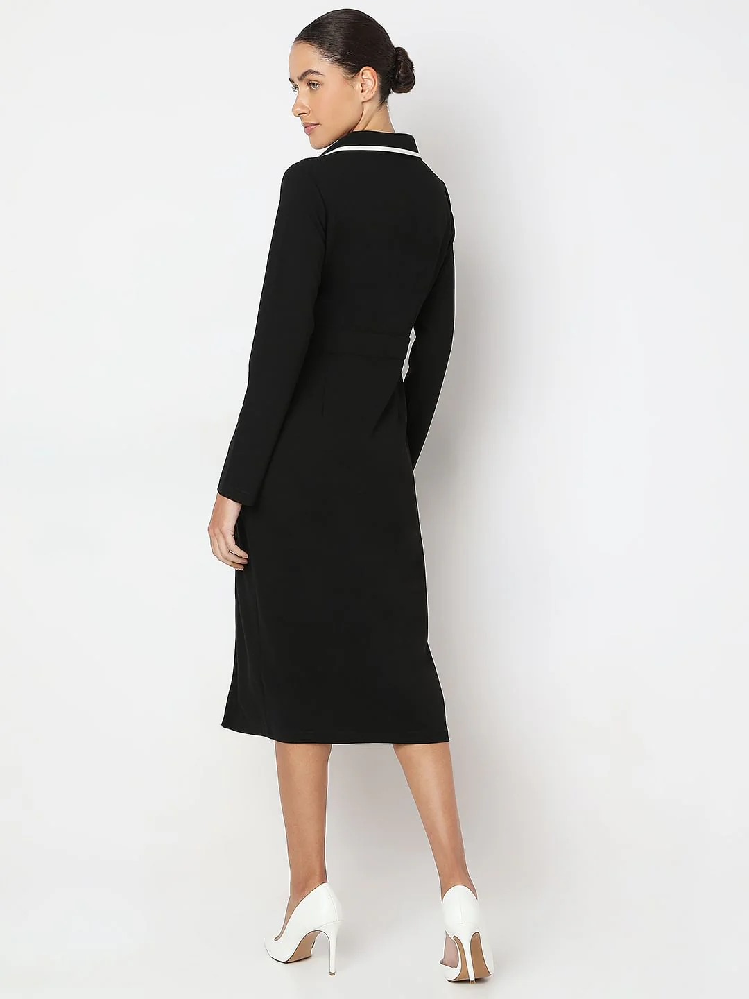 Black Bodycon Dress - Image 4