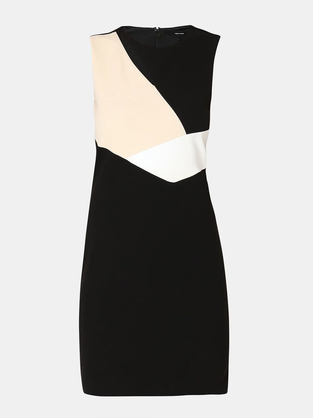 Black Colourblocked Mini Dress - Image 7