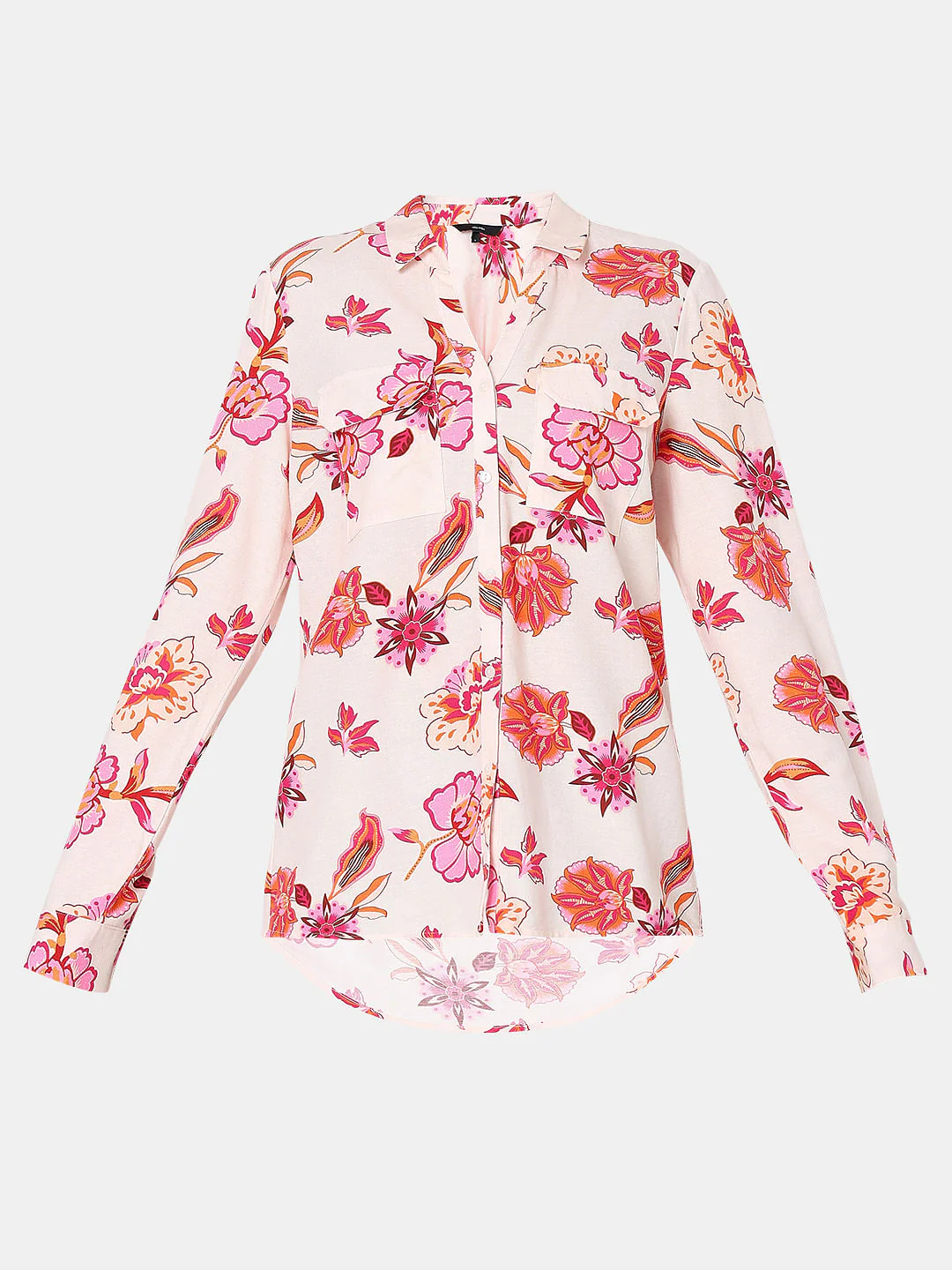 Pink Floral Print Shirt - Image 7