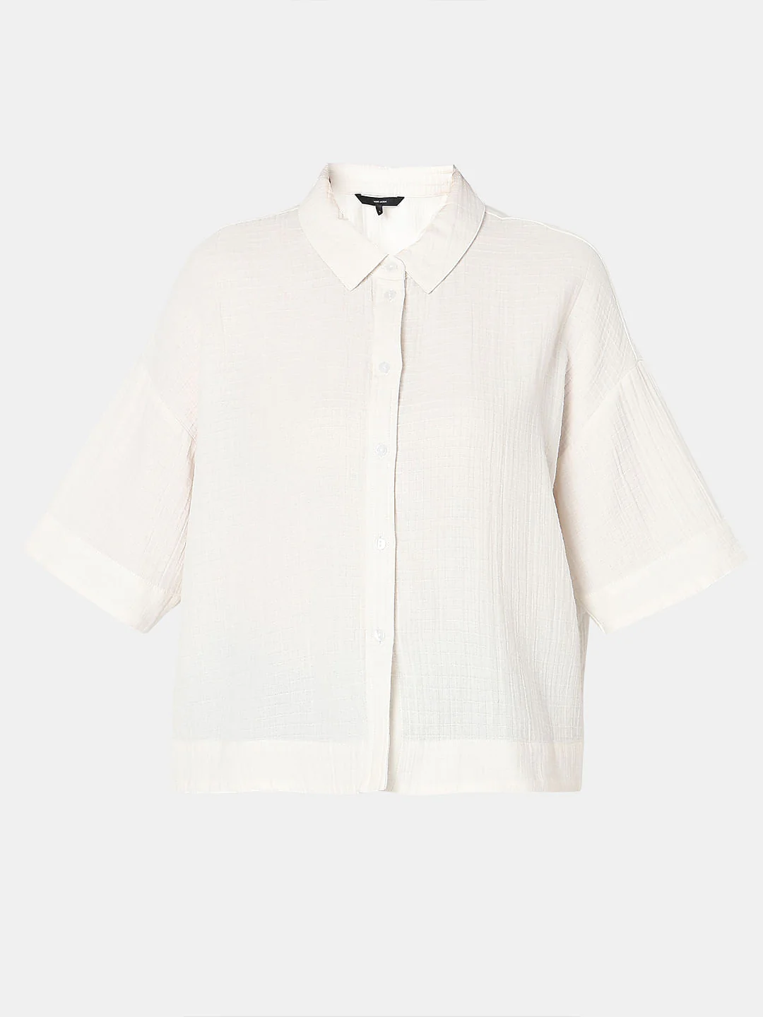 Ecru Cotton Shirt - Image 7