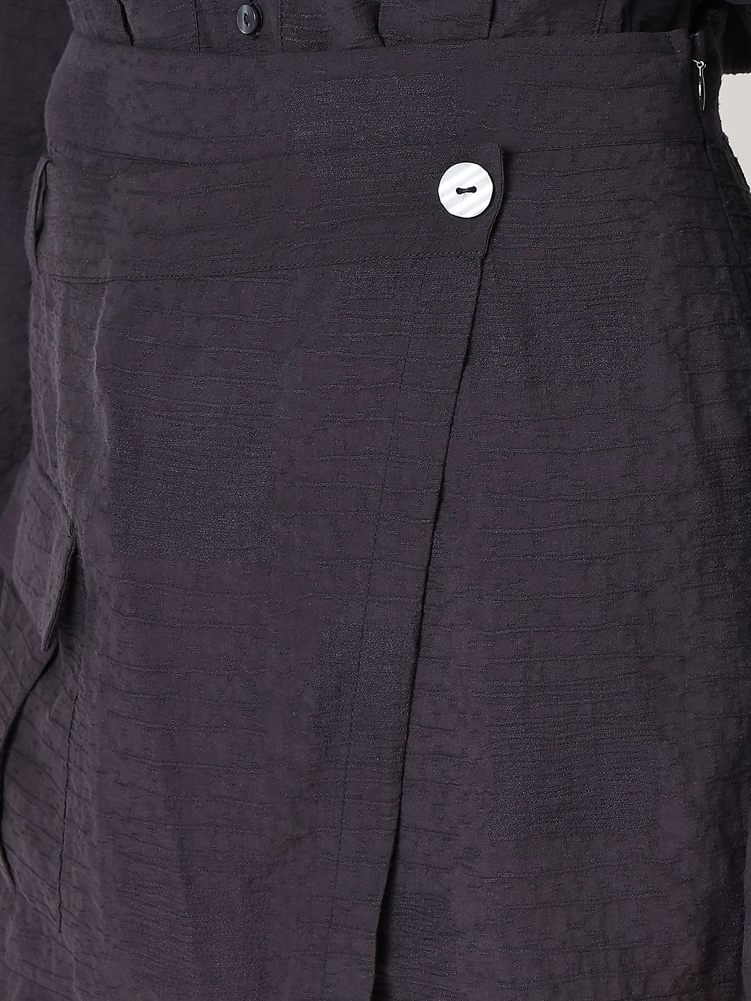 Navy Blue Co-Ord Set Shorts - Image 8
