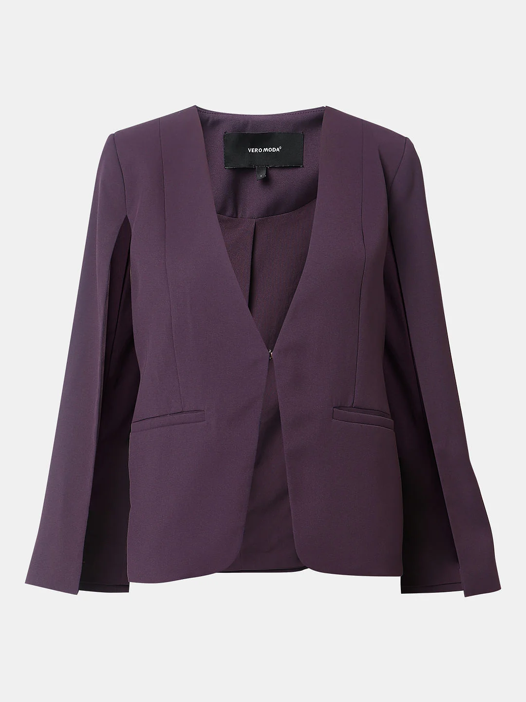 Purple Cape Sleeves Co-Ord Set Blazer - Image 7