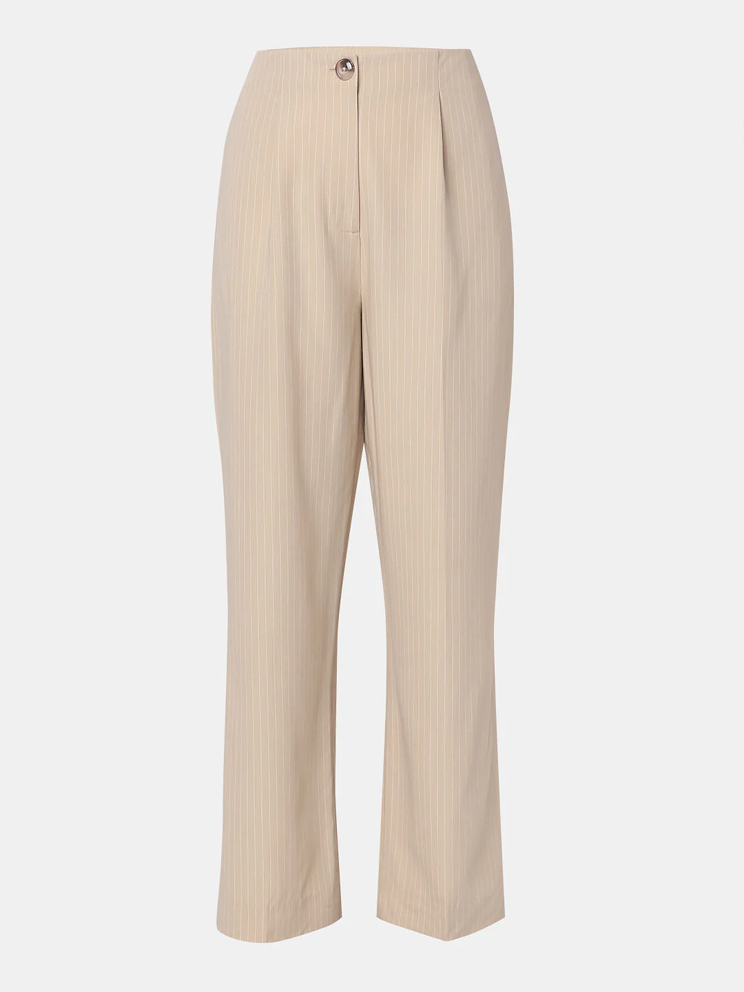 Beige Striped Co-Ord Set Pants - Image 7