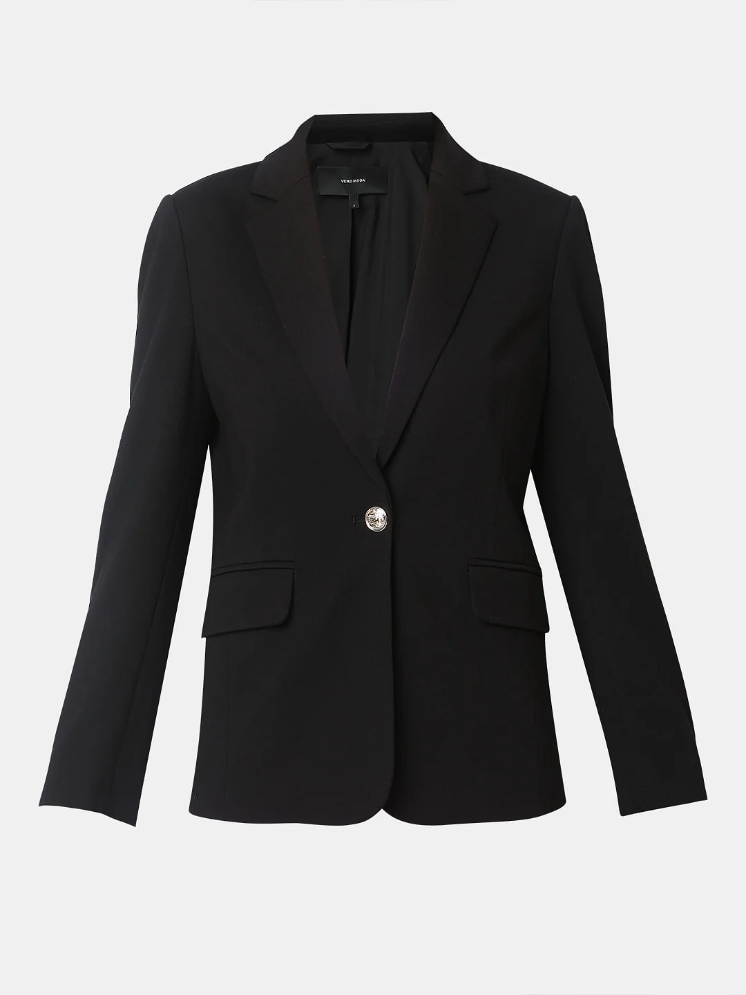 Black Blazer With Golden Button - Image 7
