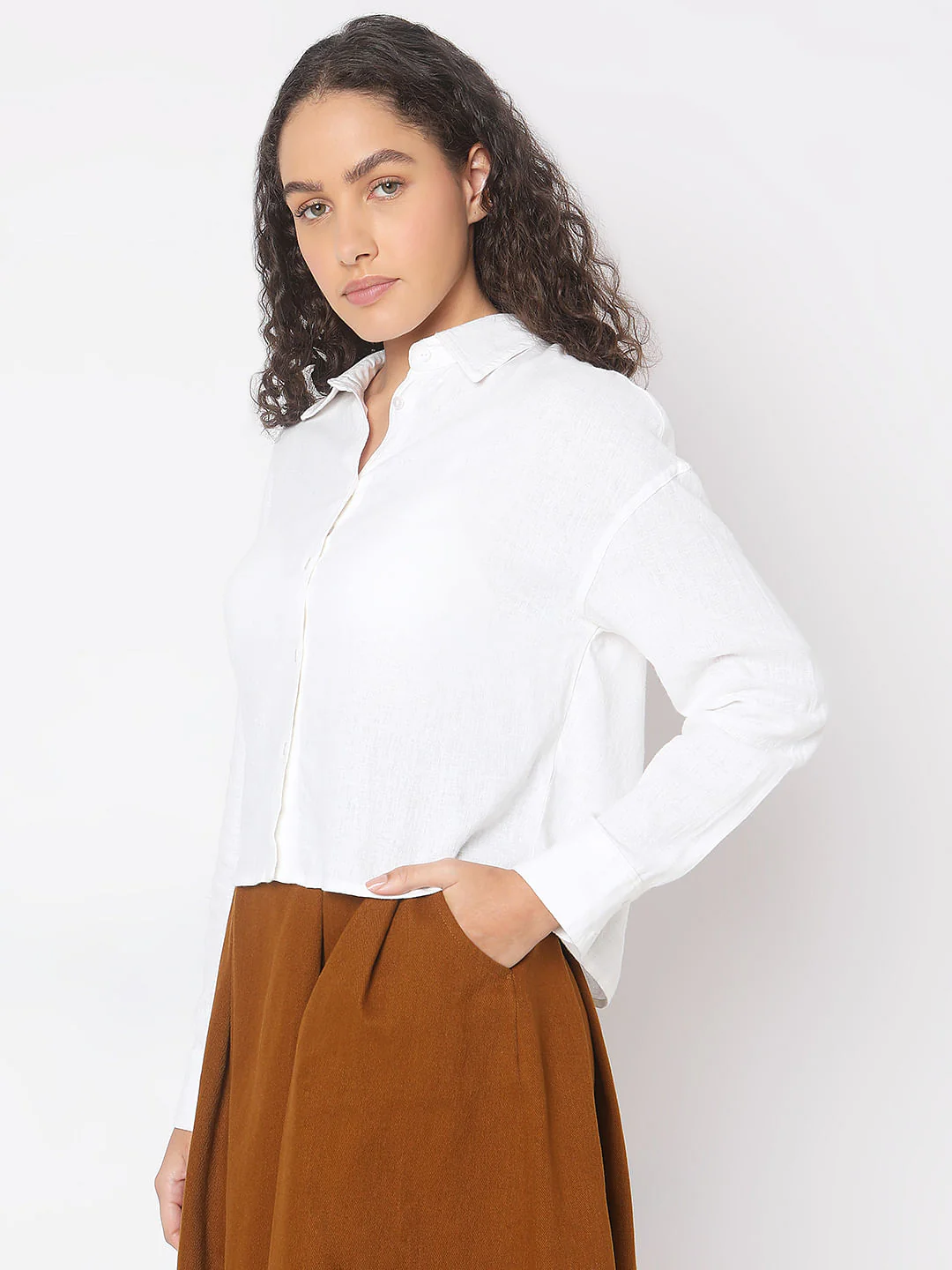 White Linen Shirt - Image 3