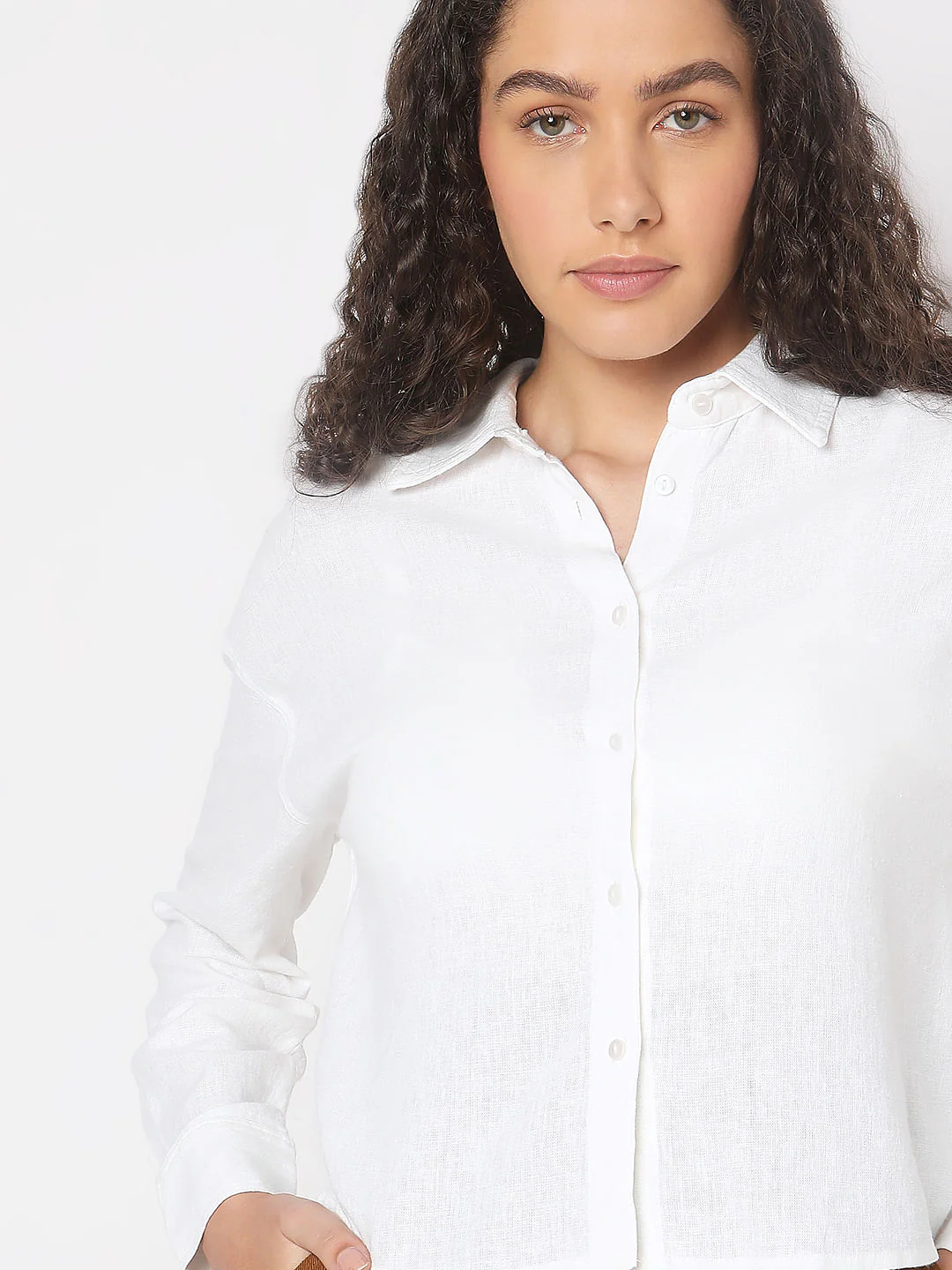 White Linen Shirt - Image 6