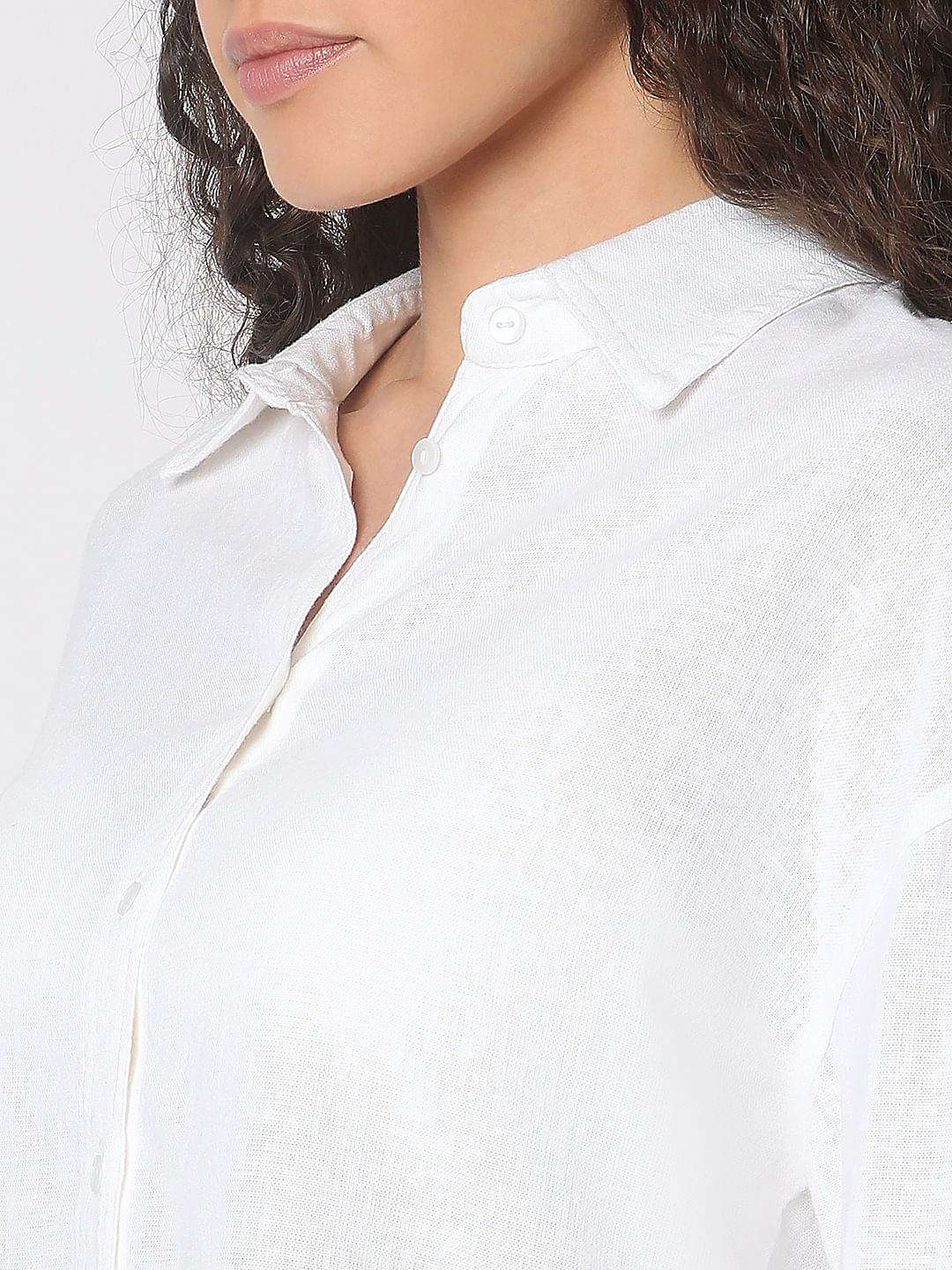 White Linen Shirt - Image 8