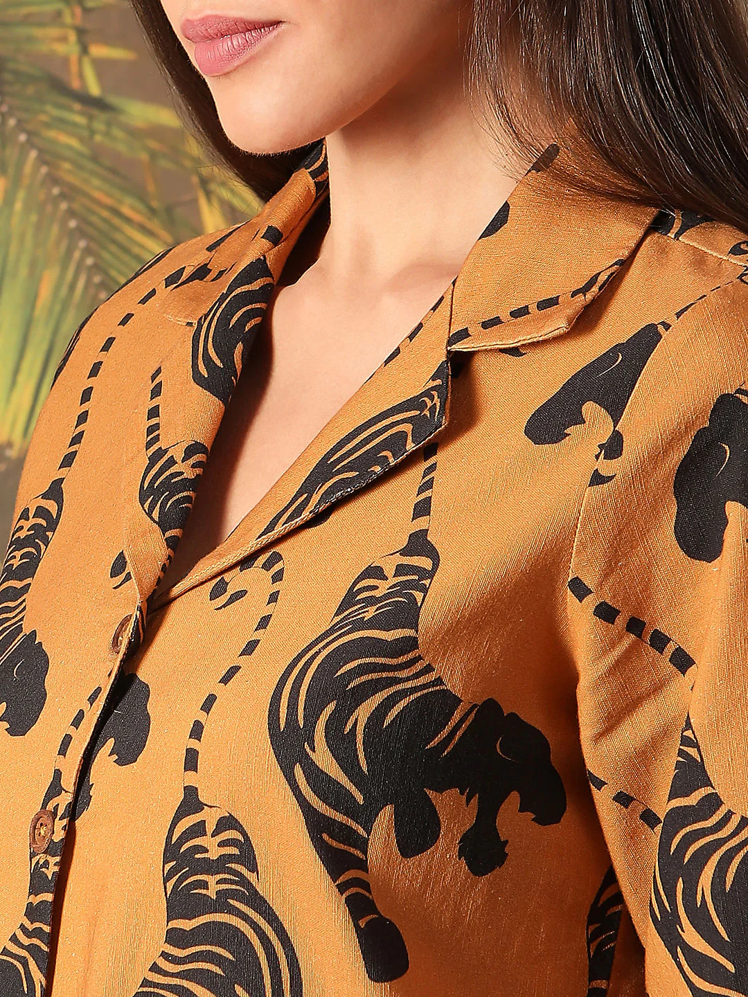 Disney Brown Printed Cropped Shirt - Image 8