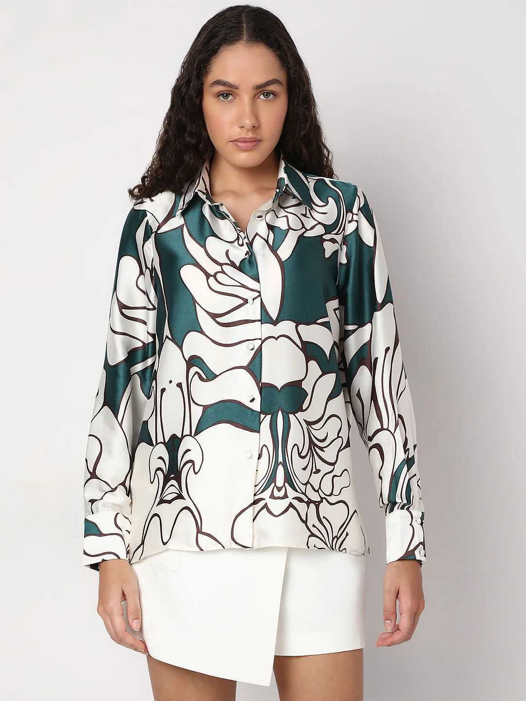 White Printed Shirt - Image 2