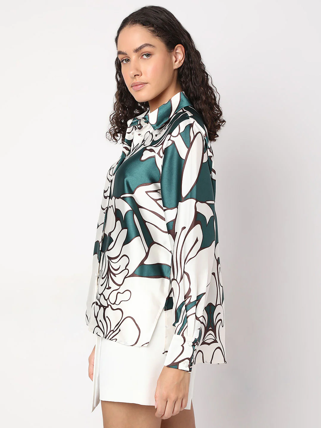 White Printed Shirt - Image 3