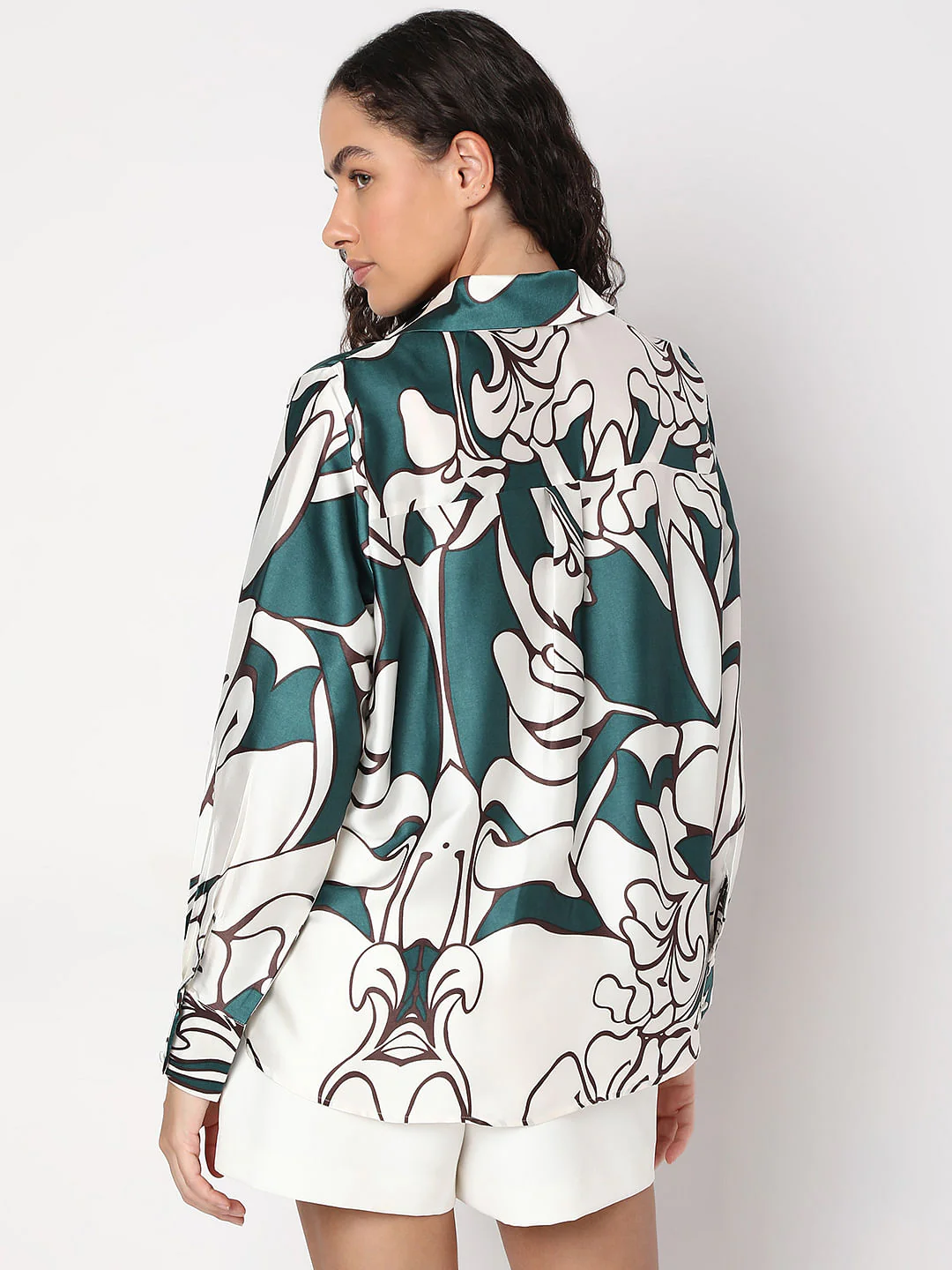 White Printed Shirt - Image 4