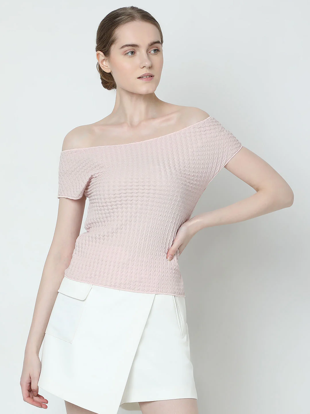 Pink Off-Shoulder Top - Image 2