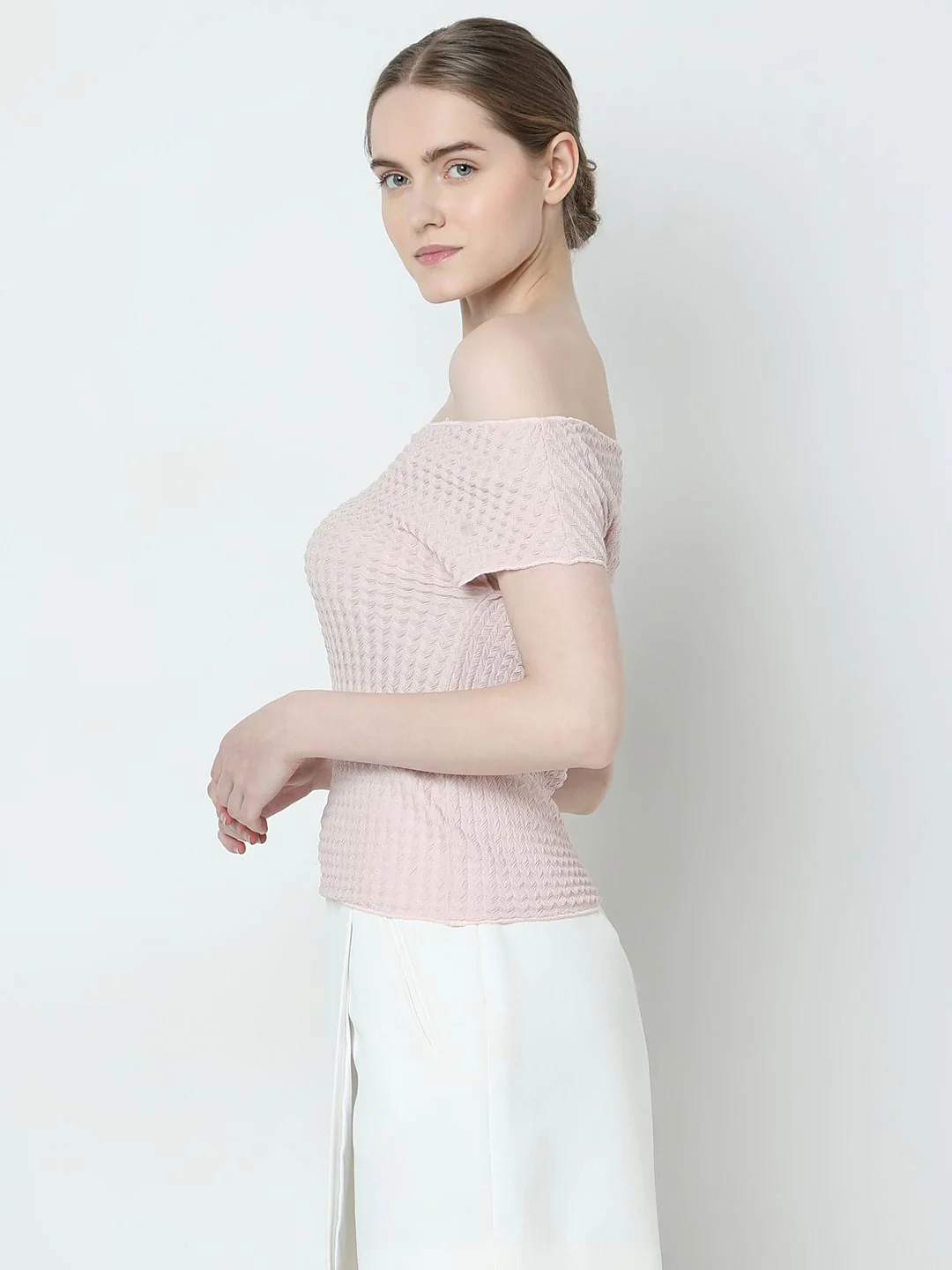Pink Off-Shoulder Top - Image 3