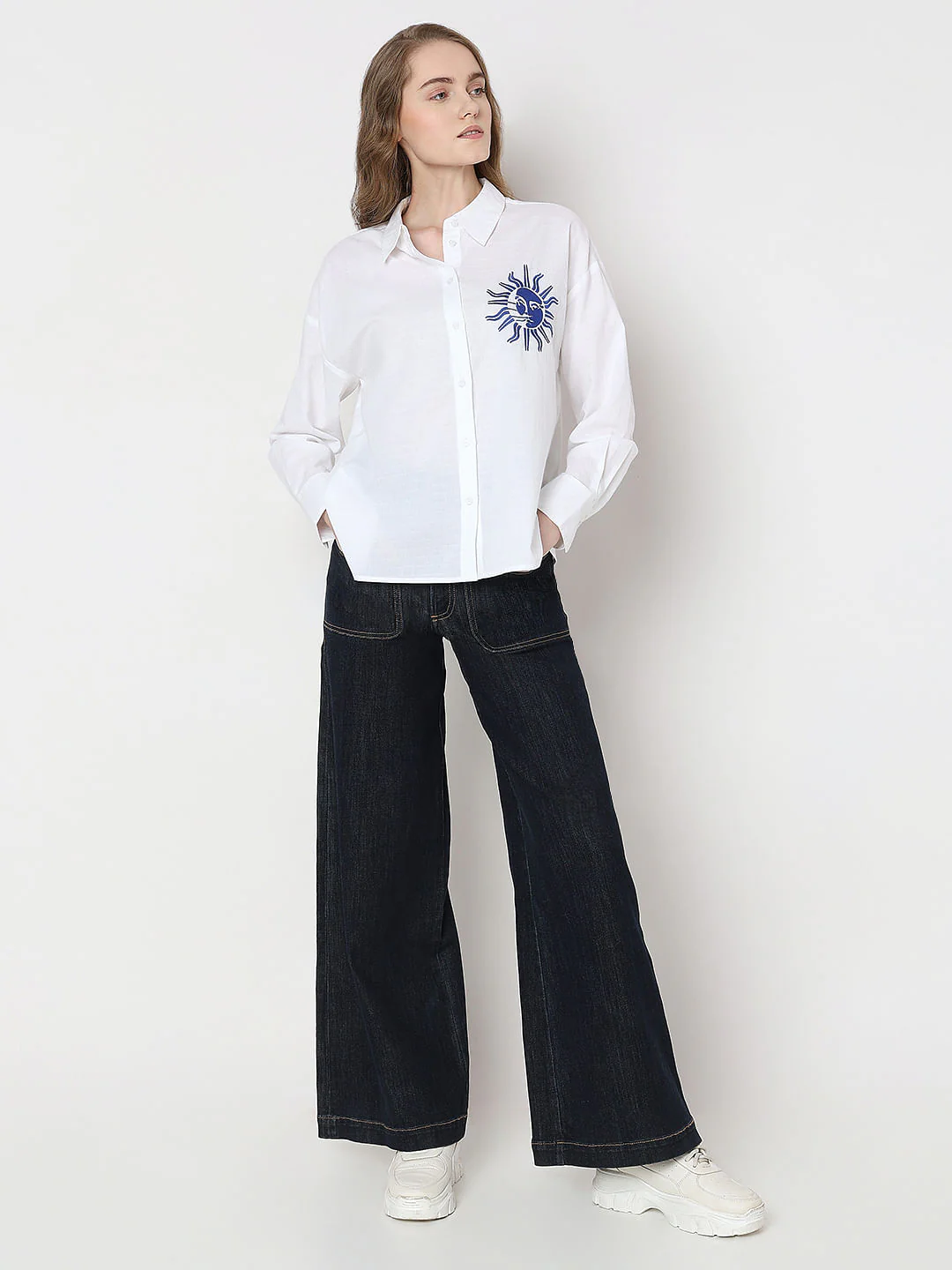 White Cotton Shirt - Image 5
